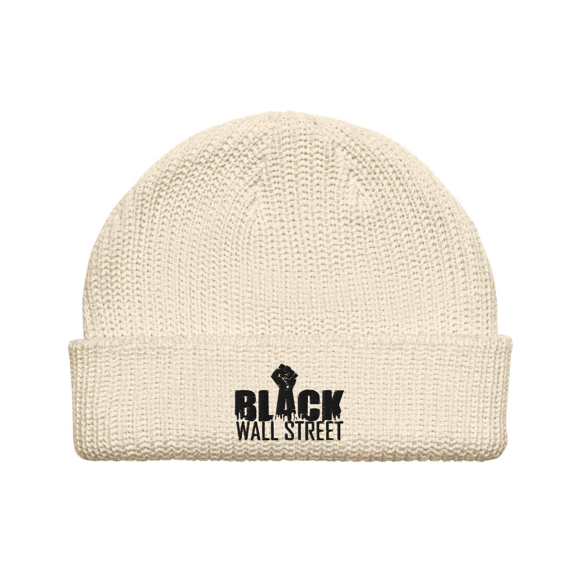Black Wall Street Beanie - InvestmenTees