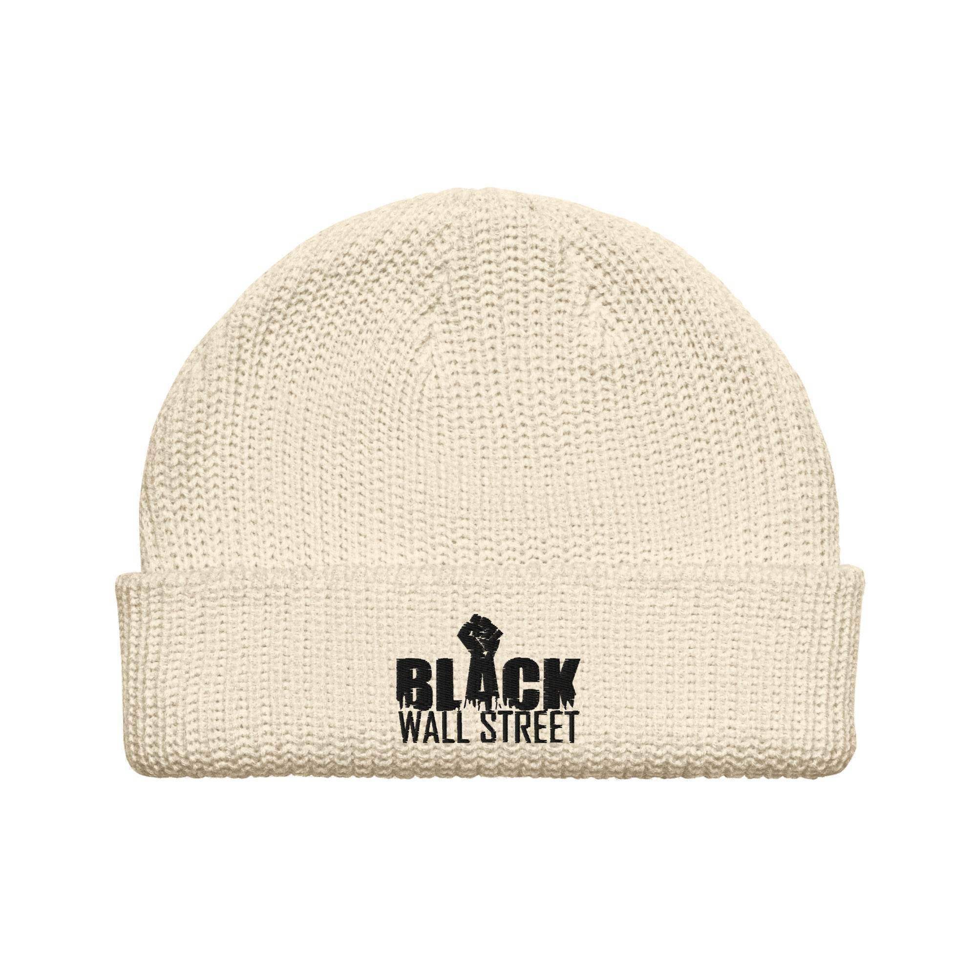 Black Wall Street Beanie - InvestmenTees