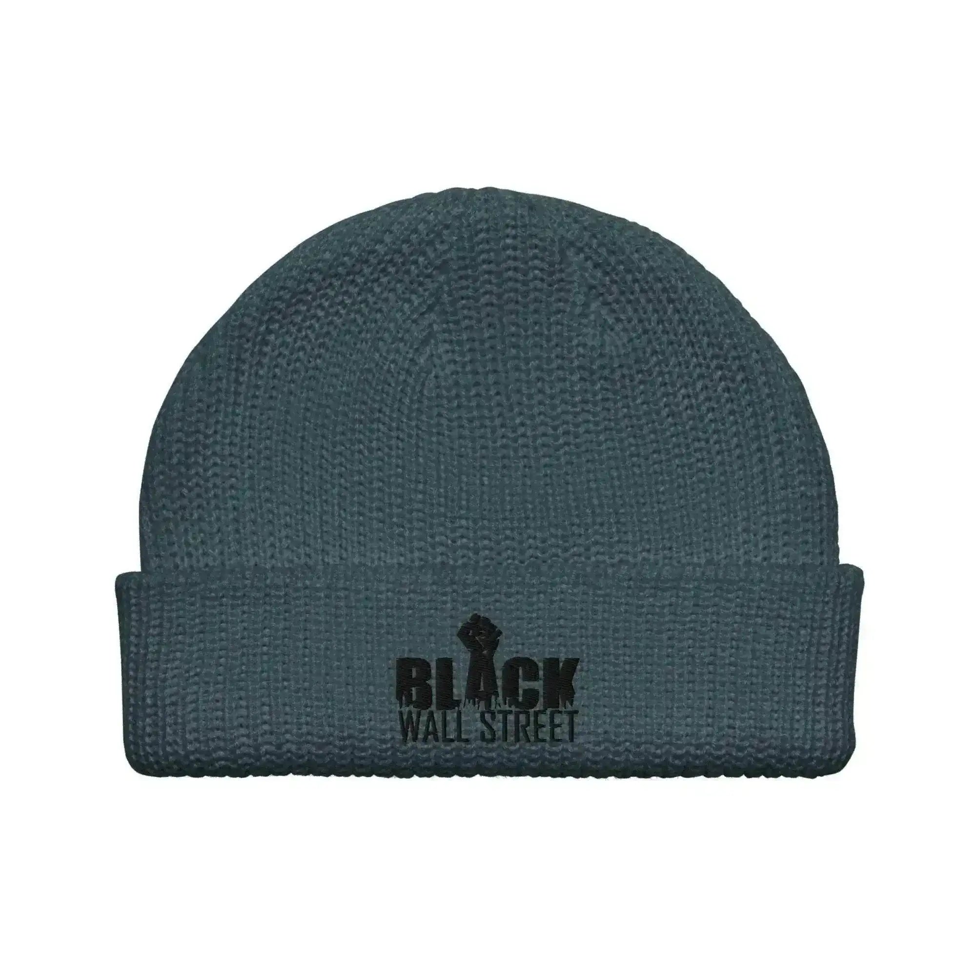 Black Wall Street Beanie - InvestmenTees