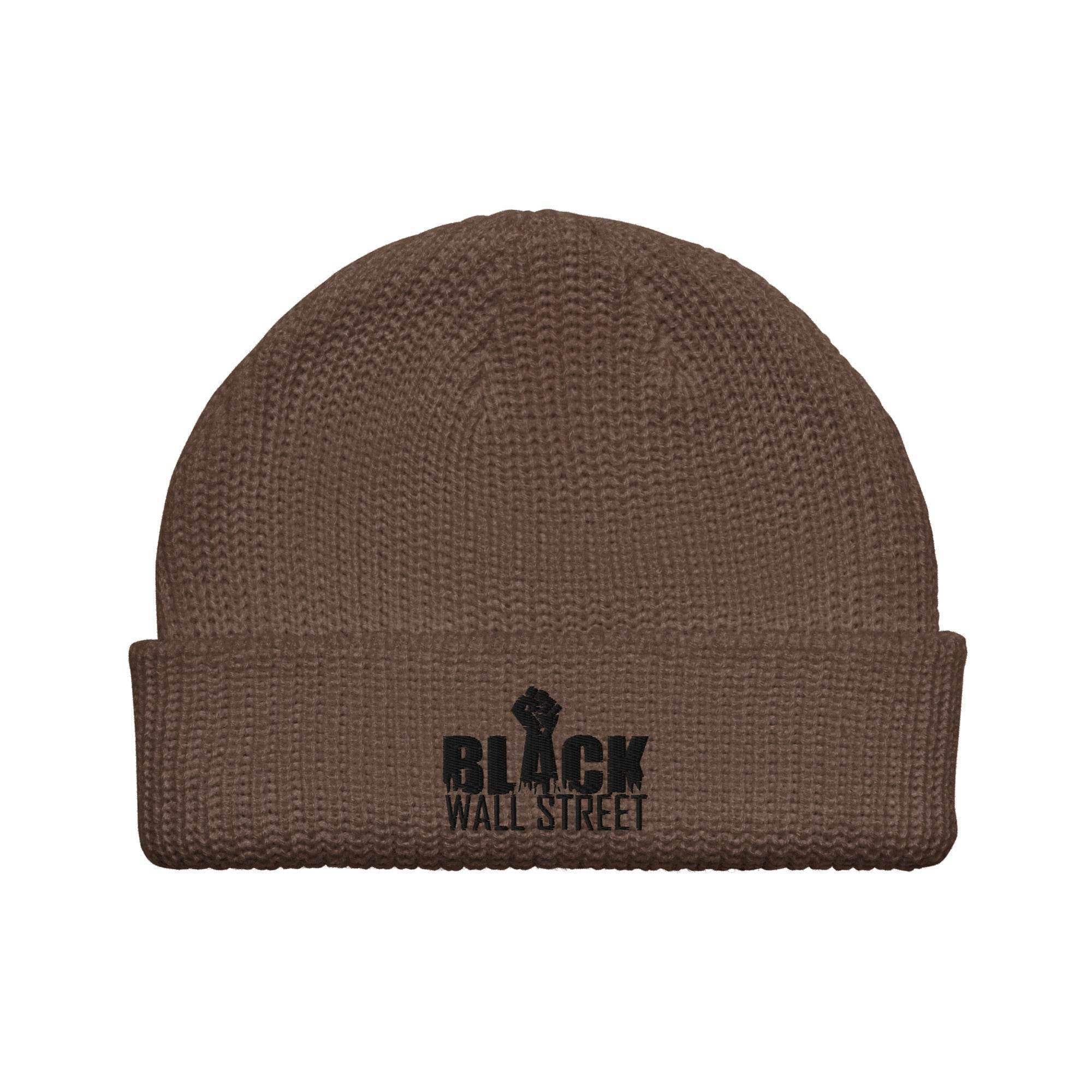 Black Wall Street Beanie - InvestmenTees