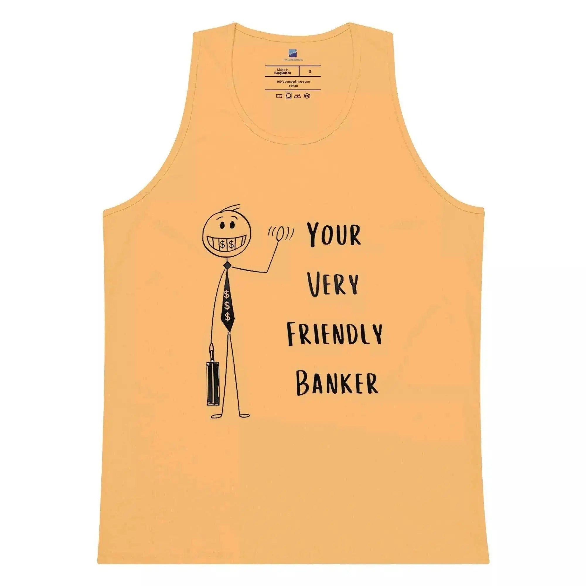 Friendly Banker Tank Top - InvestmenTees