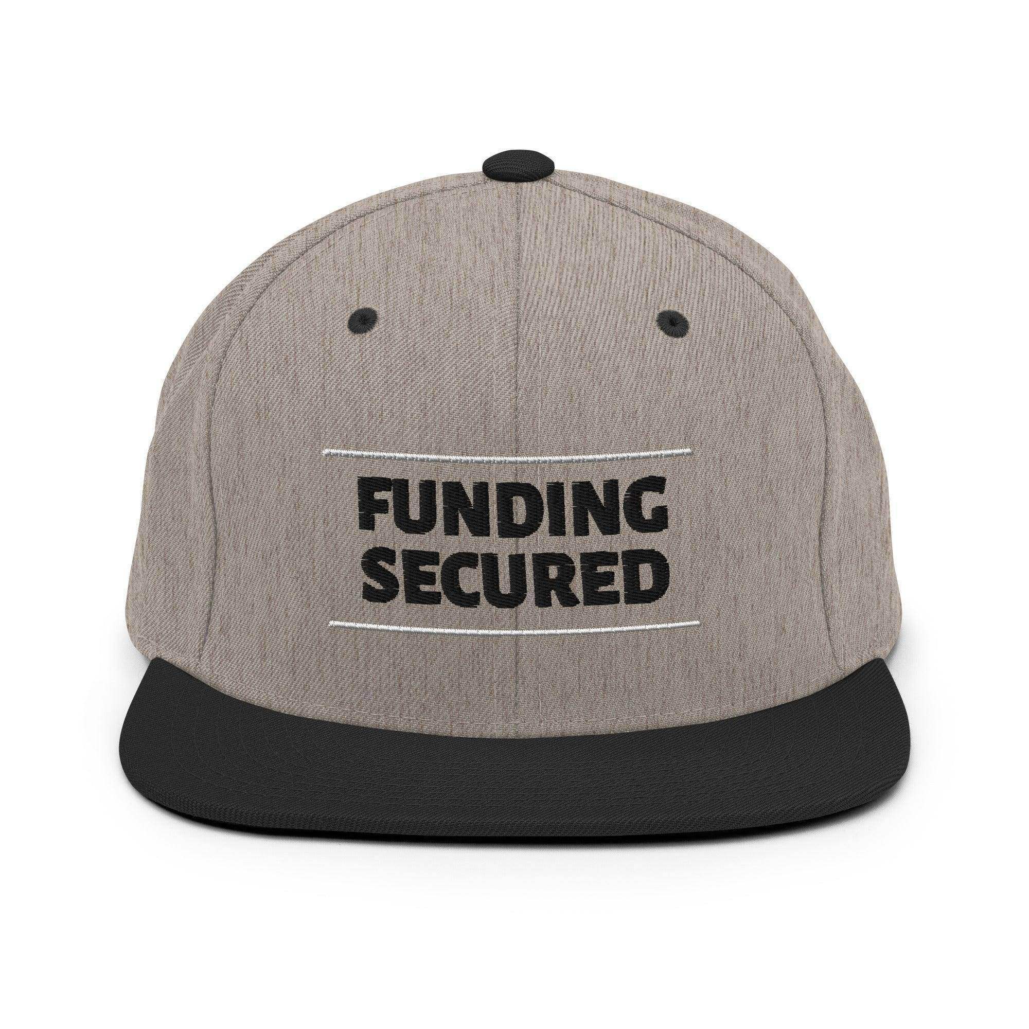 Funding Secured Snapback Hat - InvestmenTees