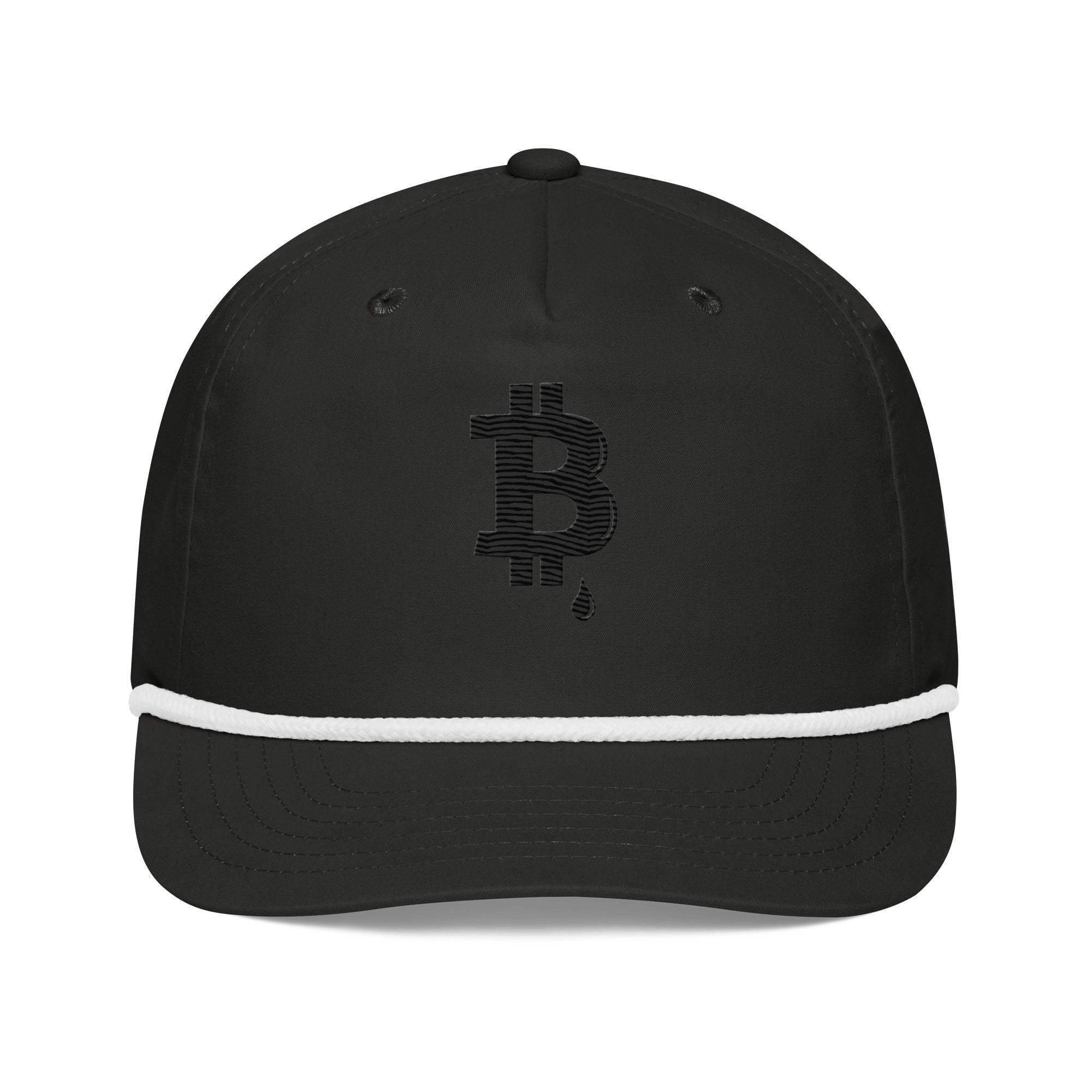 Bitcoin Drip Golf Rope Cap - InvestmenTees