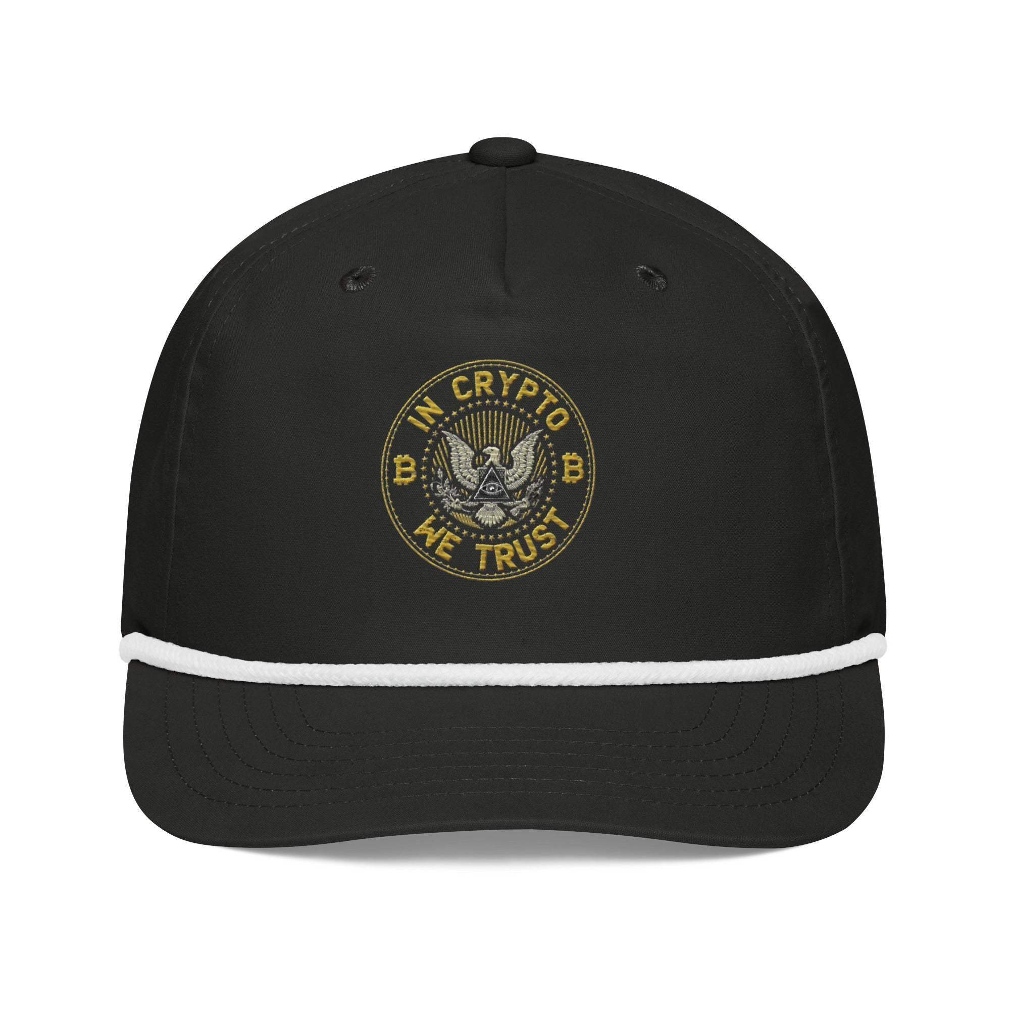 In Crypto We Trust Golf Rope Cap - InvestmenTees