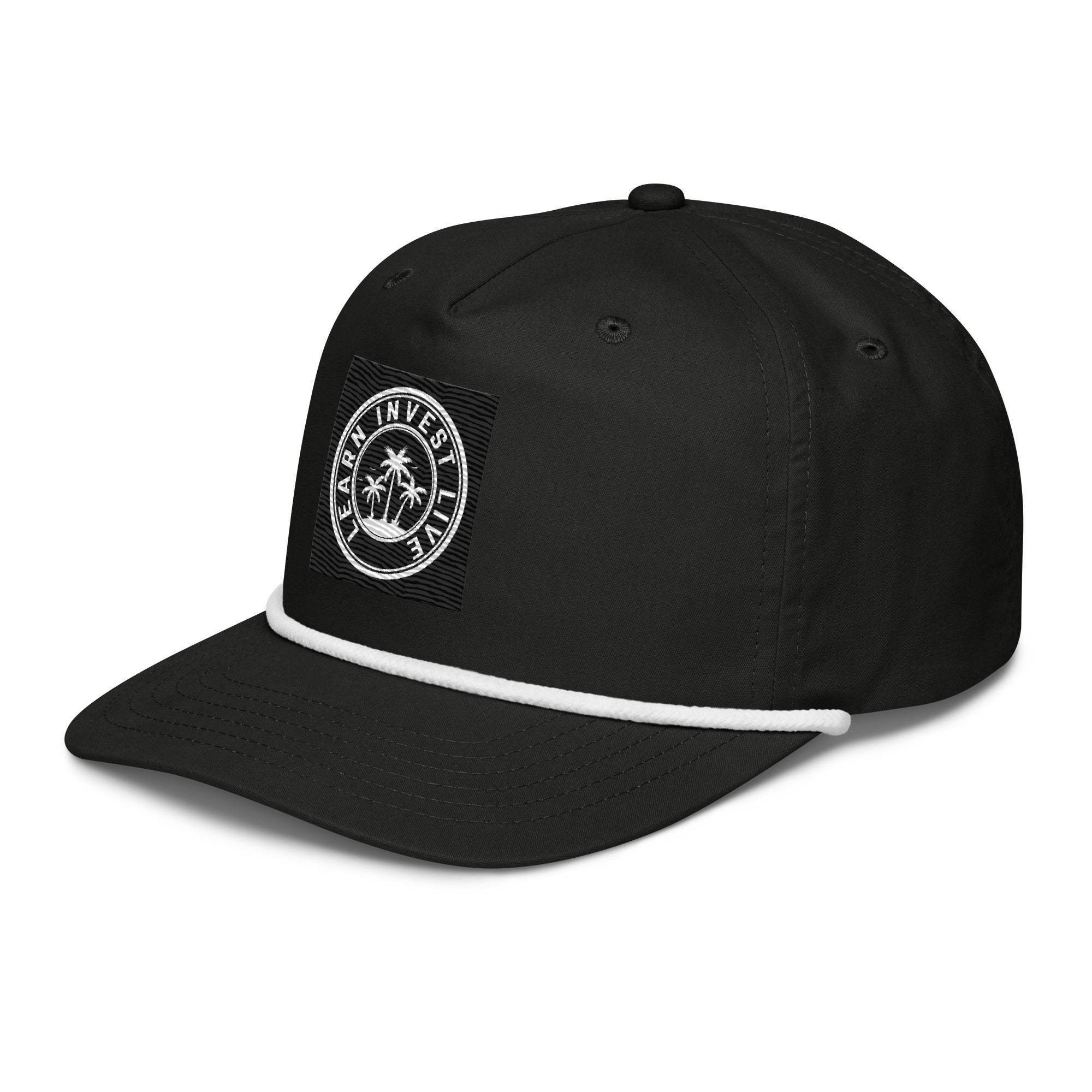 Learn | Invest | Live Golf Rope Cap - InvestmenTees