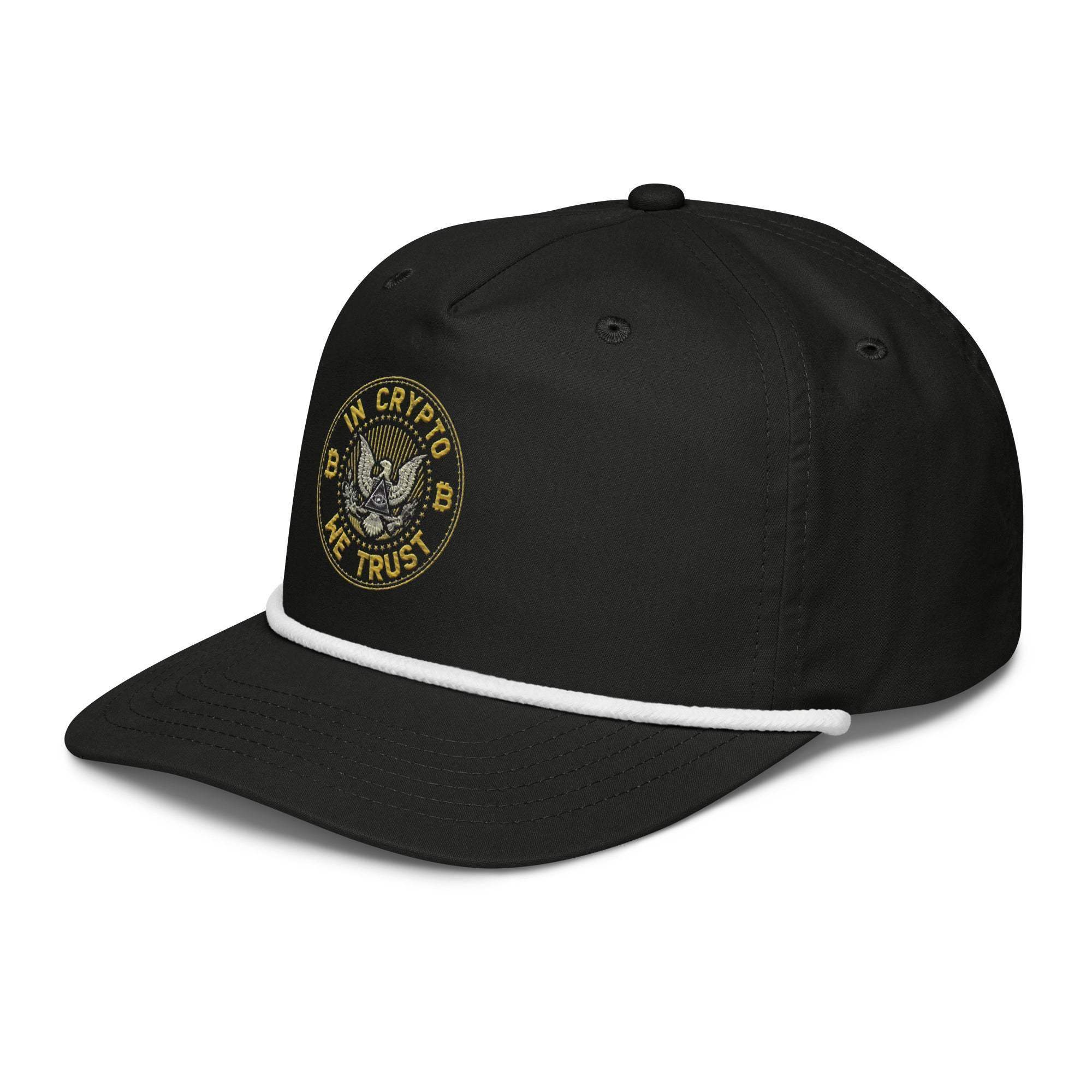 In Crypto We Trust Golf Rope Cap - InvestmenTees