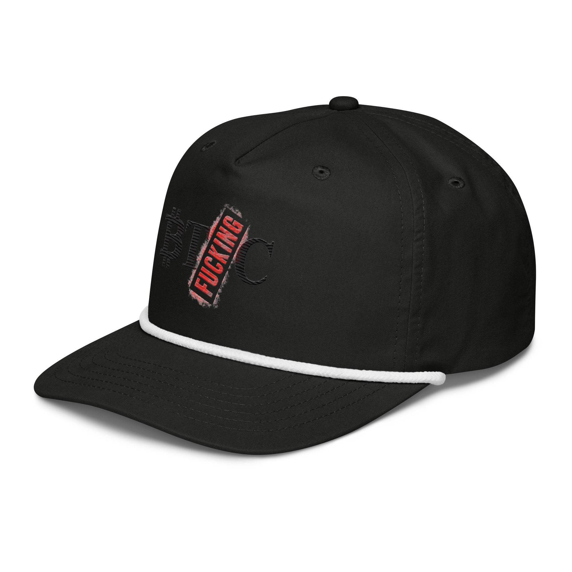 F_cking BTC Golf Rope Cap - InvestmenTees
