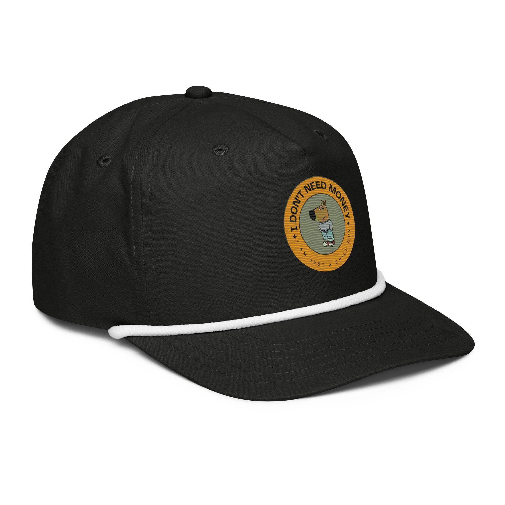 I Don't Need Money Golf Rope Cap - InvestmenTees