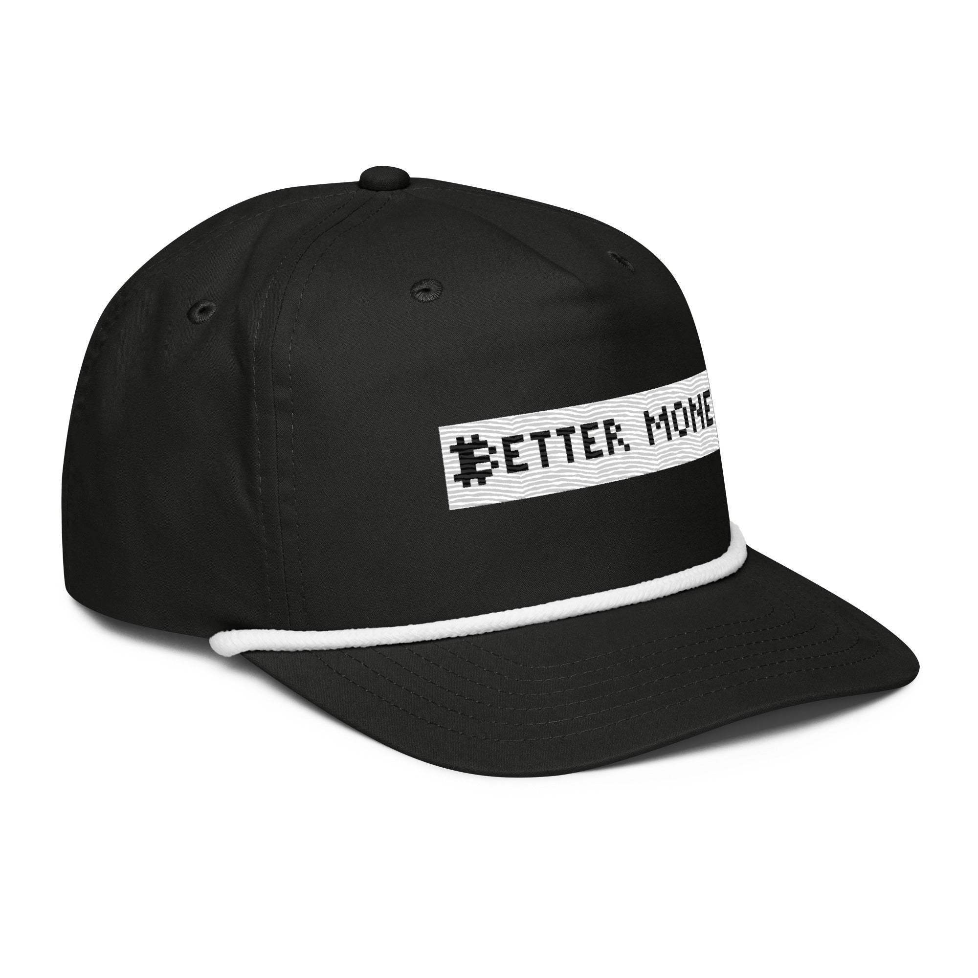 Better Money Golf Rope Cap - InvestmenTees