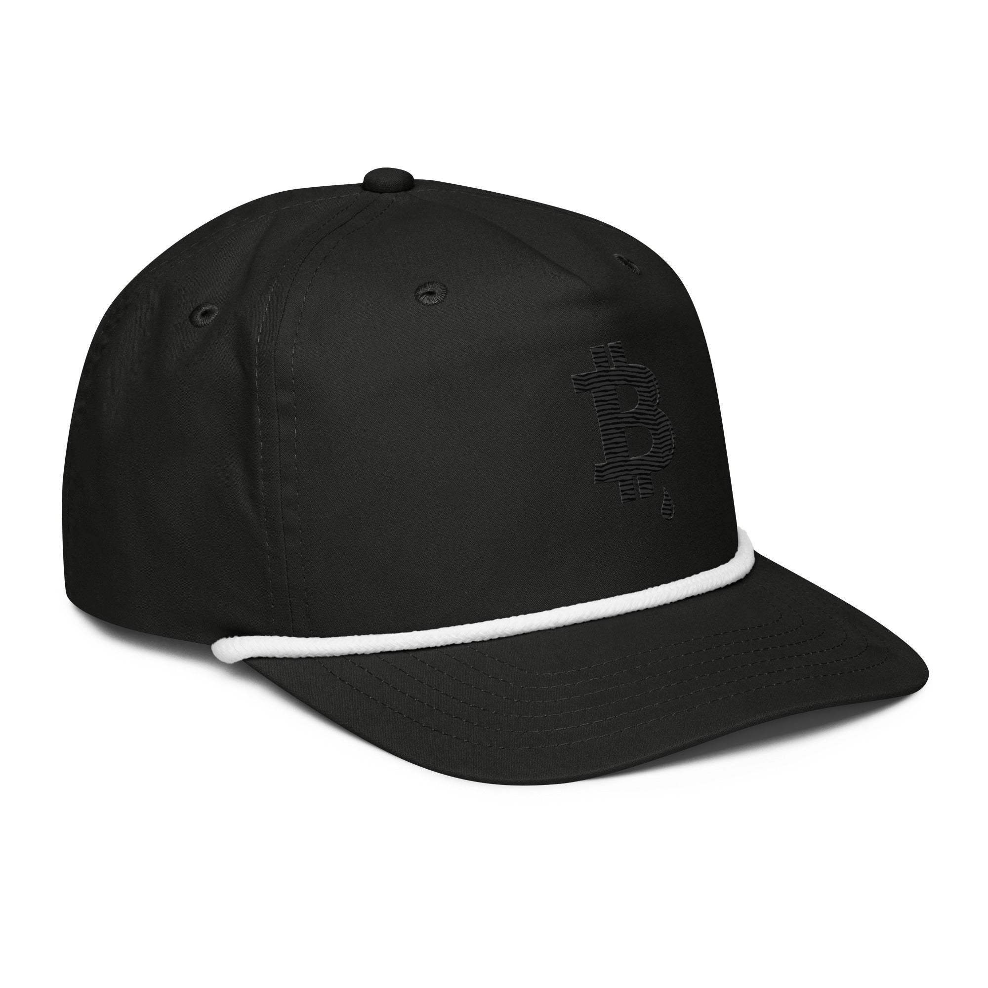 Bitcoin Drip Golf Rope Cap - InvestmenTees