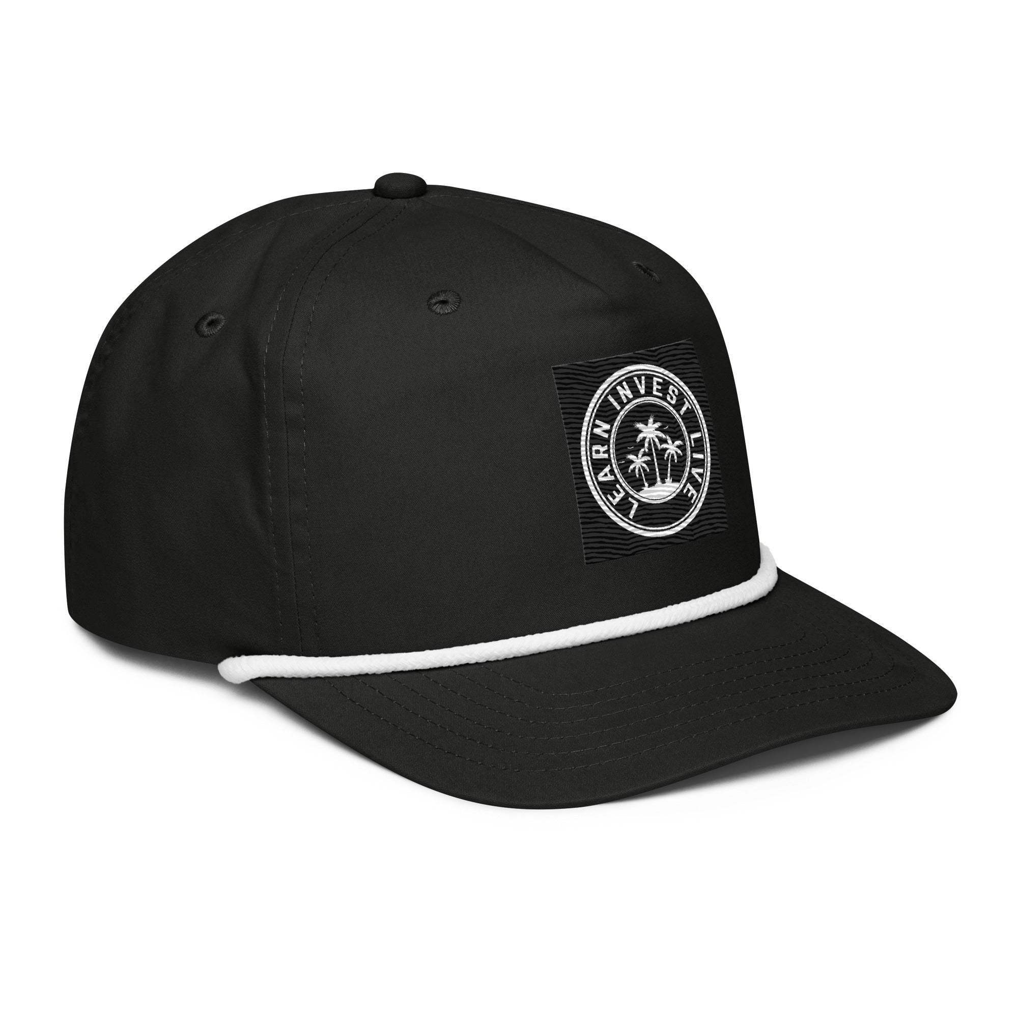 Learn | Invest | Live Golf Rope Cap - InvestmenTees