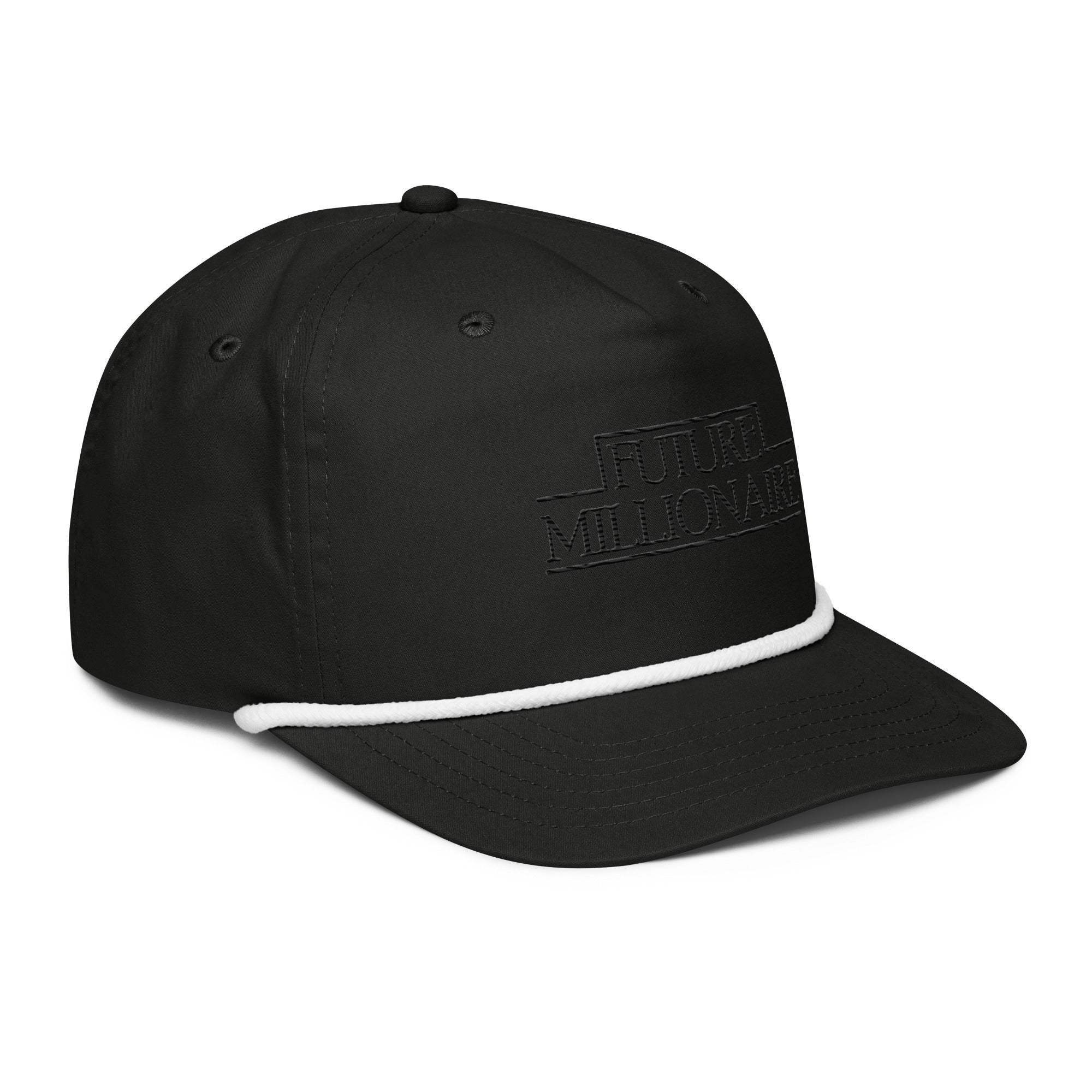 Future Millionaire Golf Rope Cap - InvestmenTees