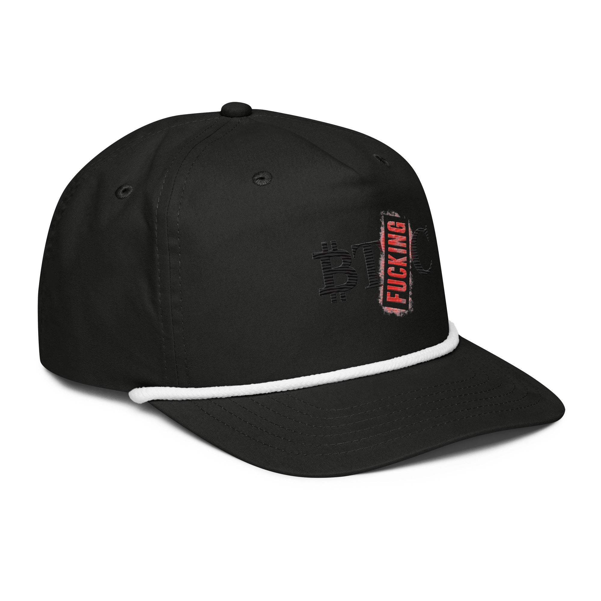 F_cking BTC Golf Rope Cap - InvestmenTees