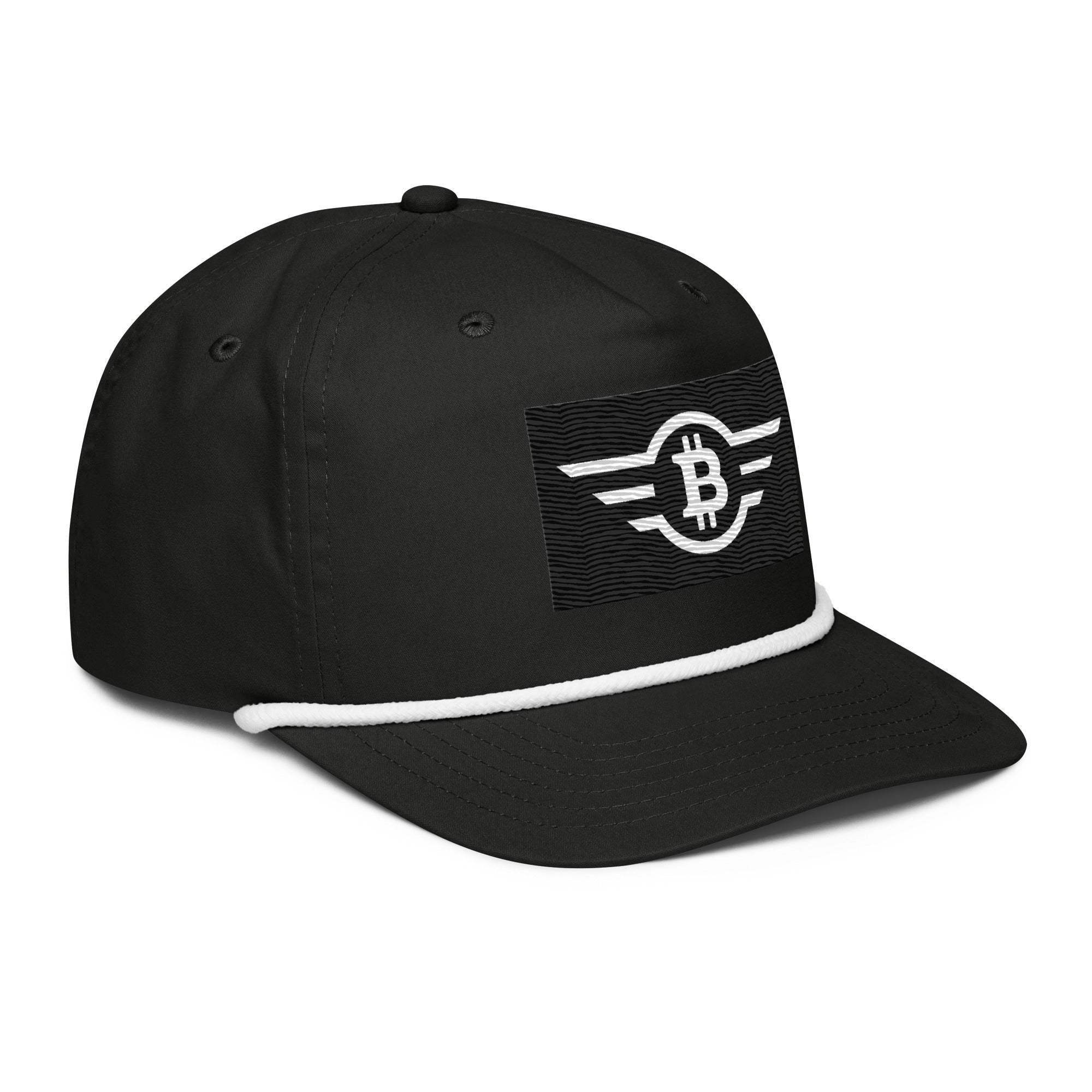 Bitcoin Aviation Golf Rope Cap - InvestmenTees
