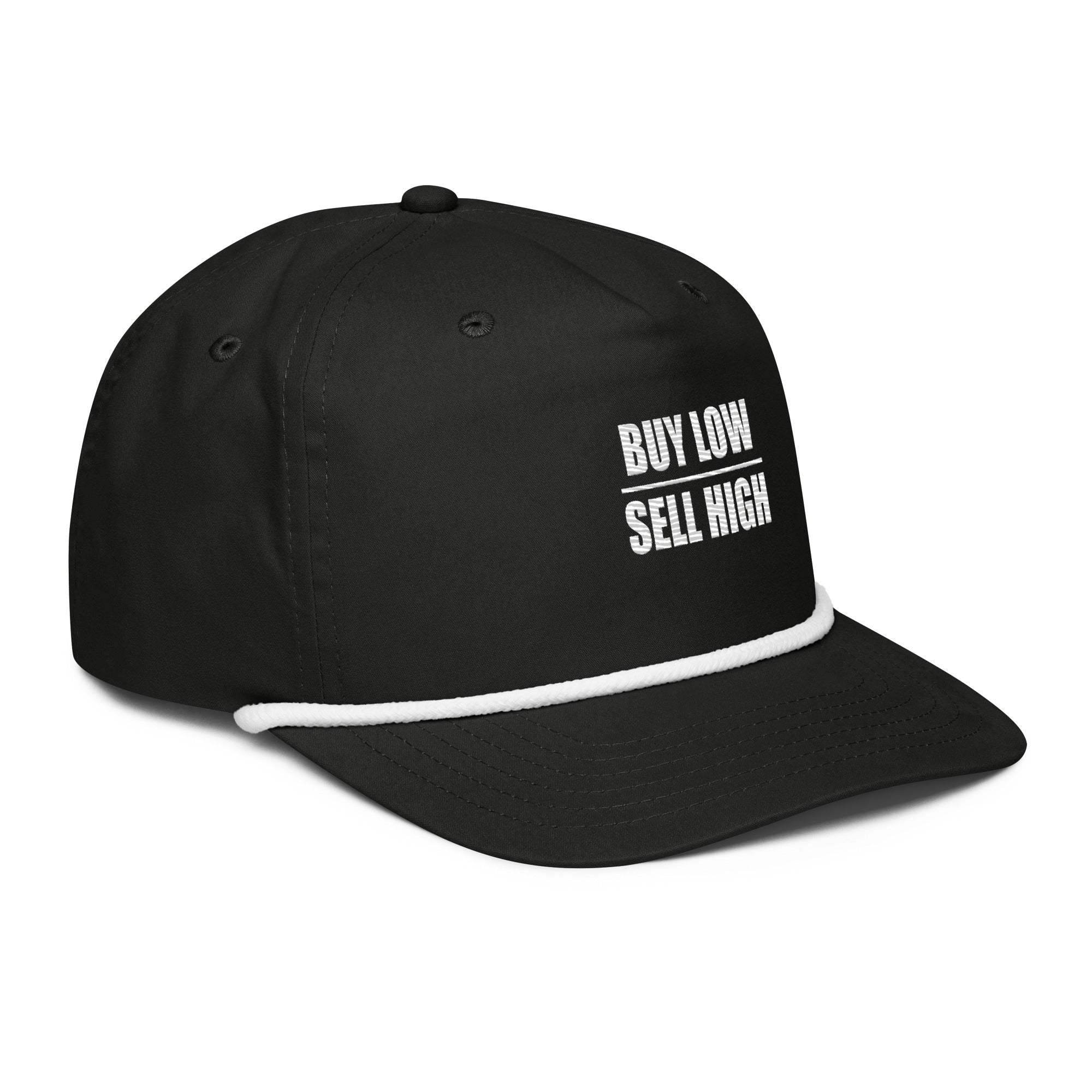 Buy Low Sell High Golf Rope Cap - InvestmenTees