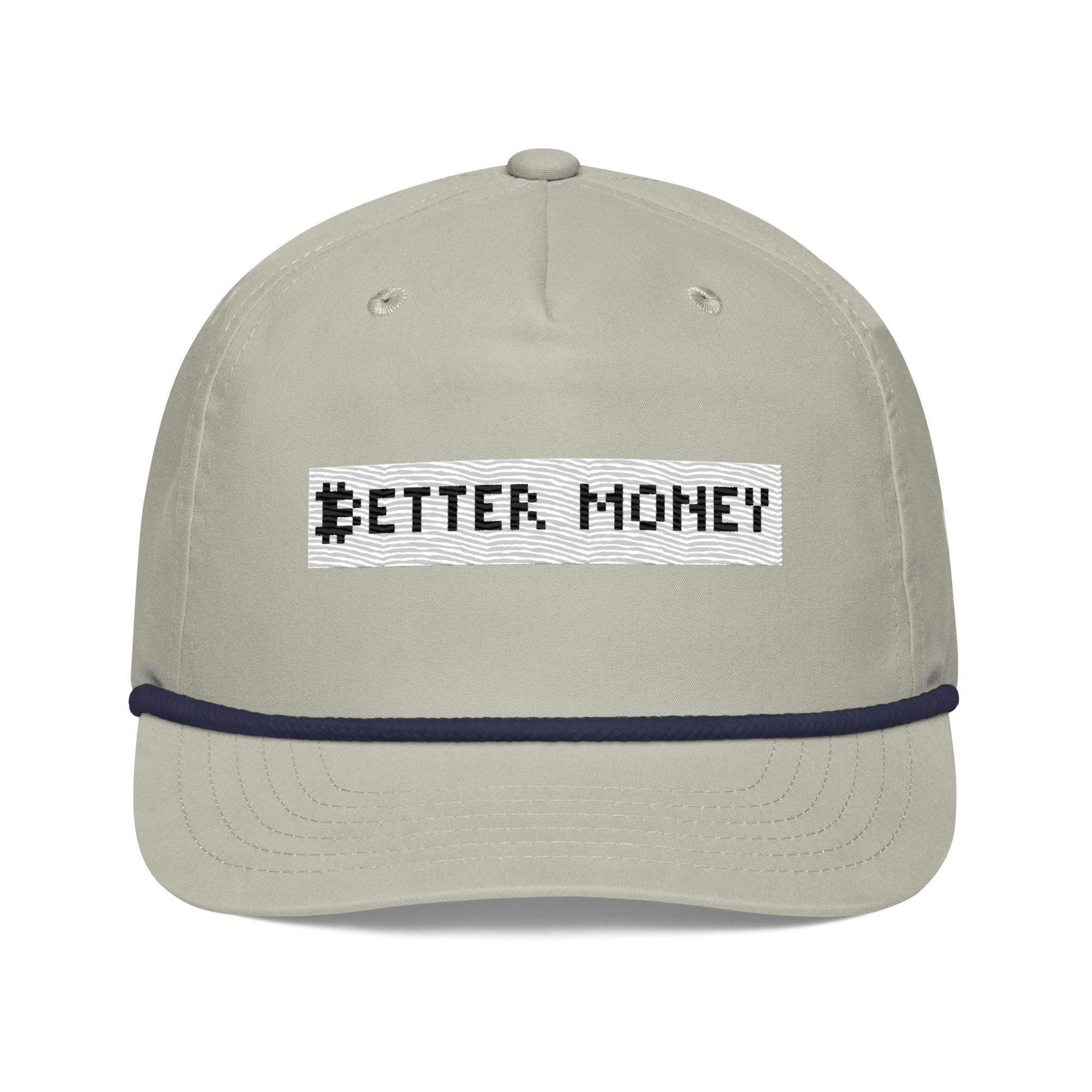 Better Money Golf Rope Cap - InvestmenTees
