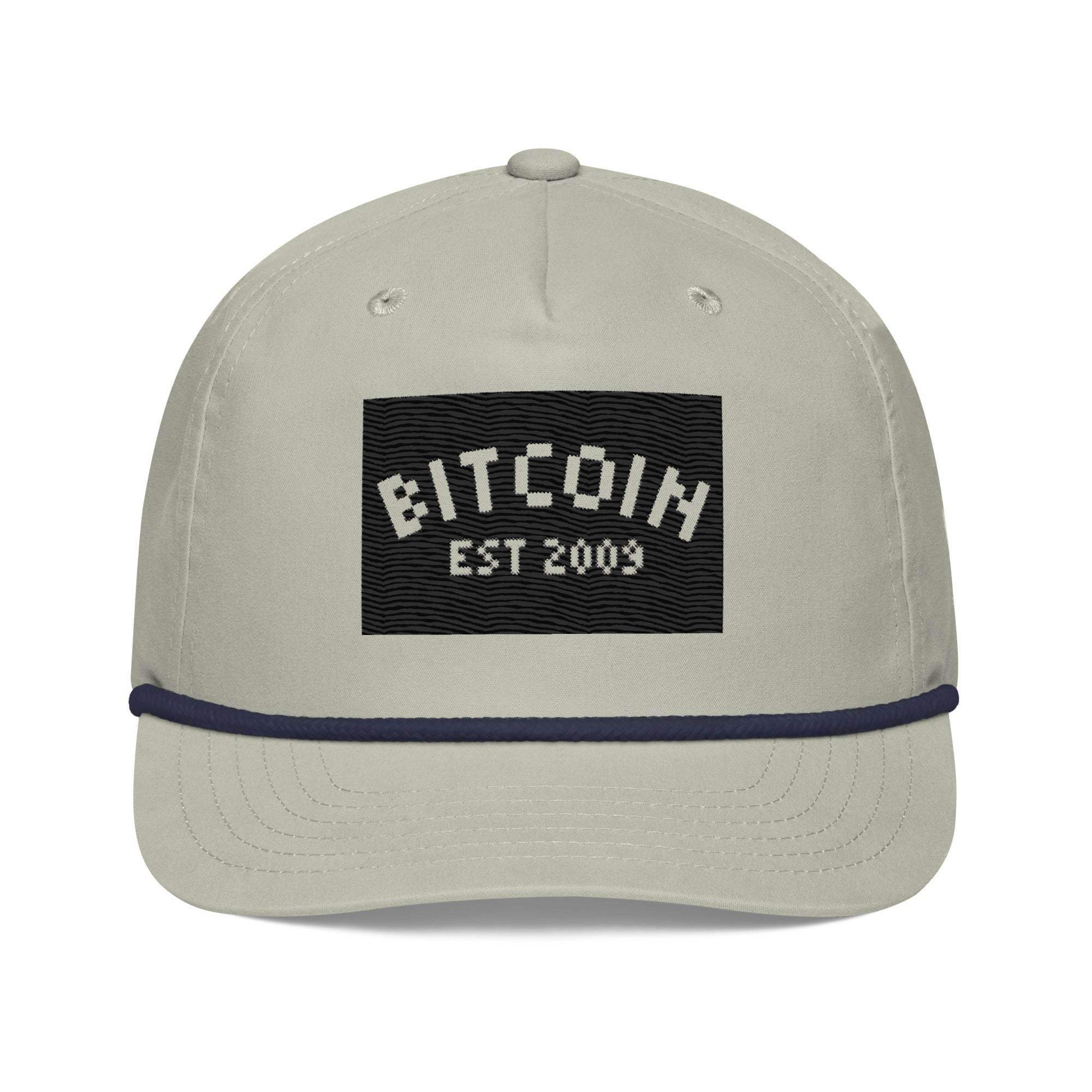 Bitcoin Est. 2009 Golf Rope Cap - InvestmenTees
