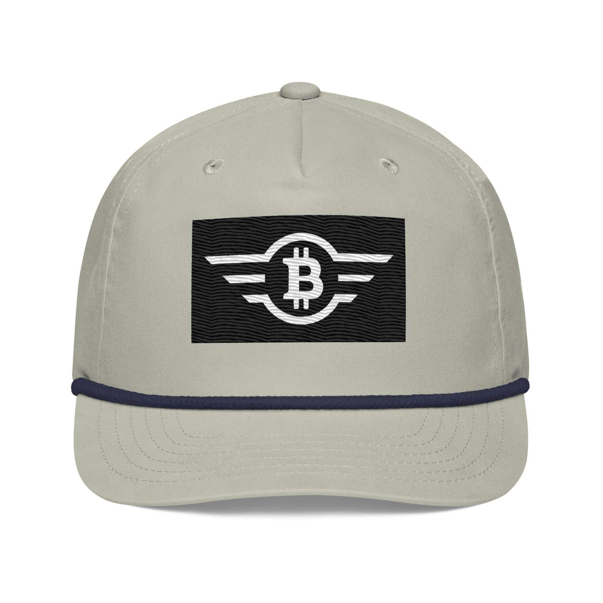 Bitcoin Aviation Golf Rope Cap - InvestmenTees