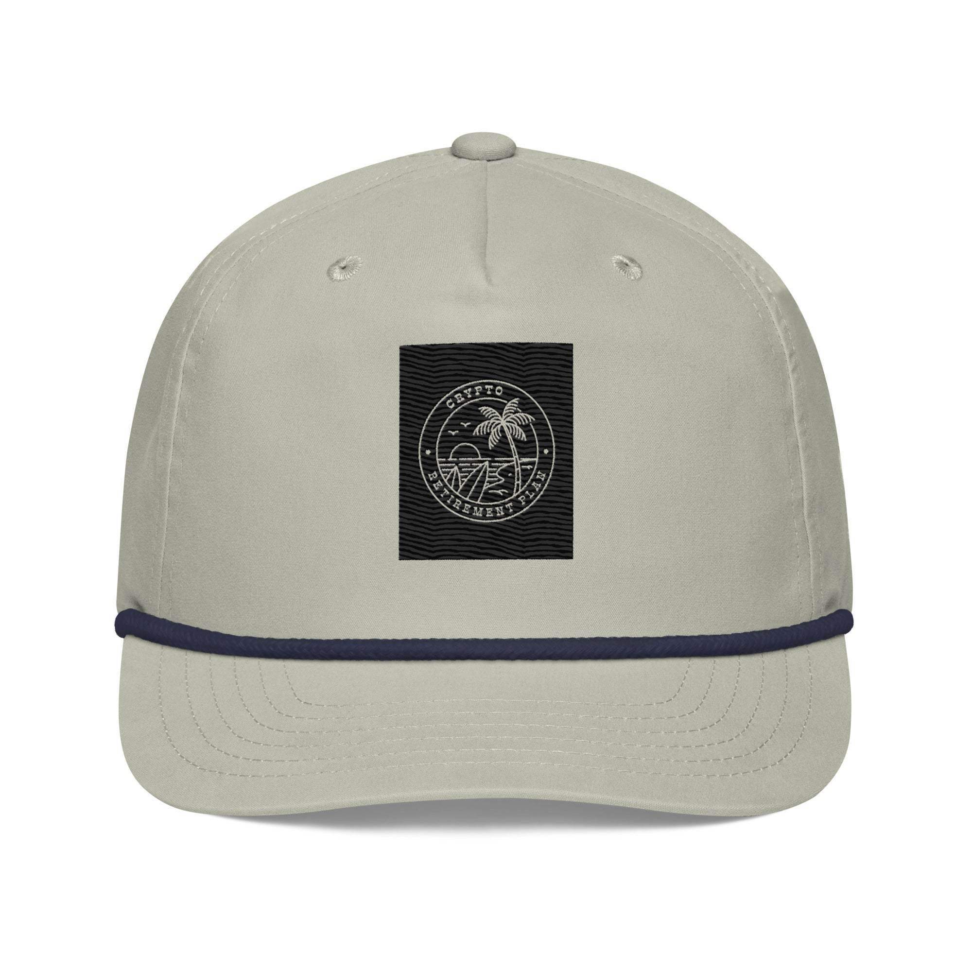 Crypto Retirement Plan Golf Rope Cap - InvestmenTees