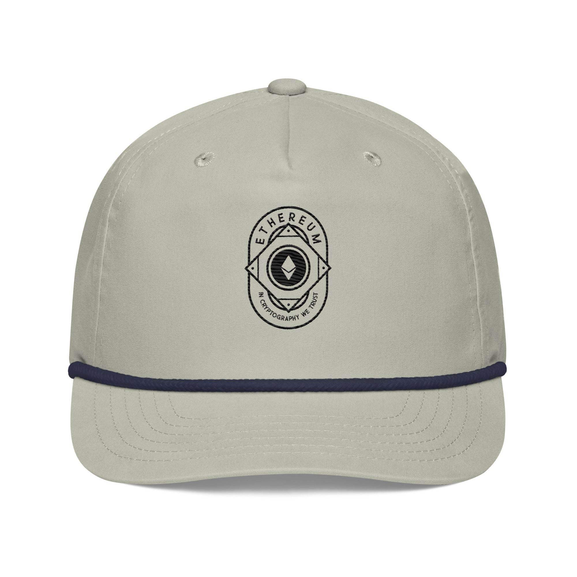 Ethereum We Trust Golf Rope Cap - InvestmenTees