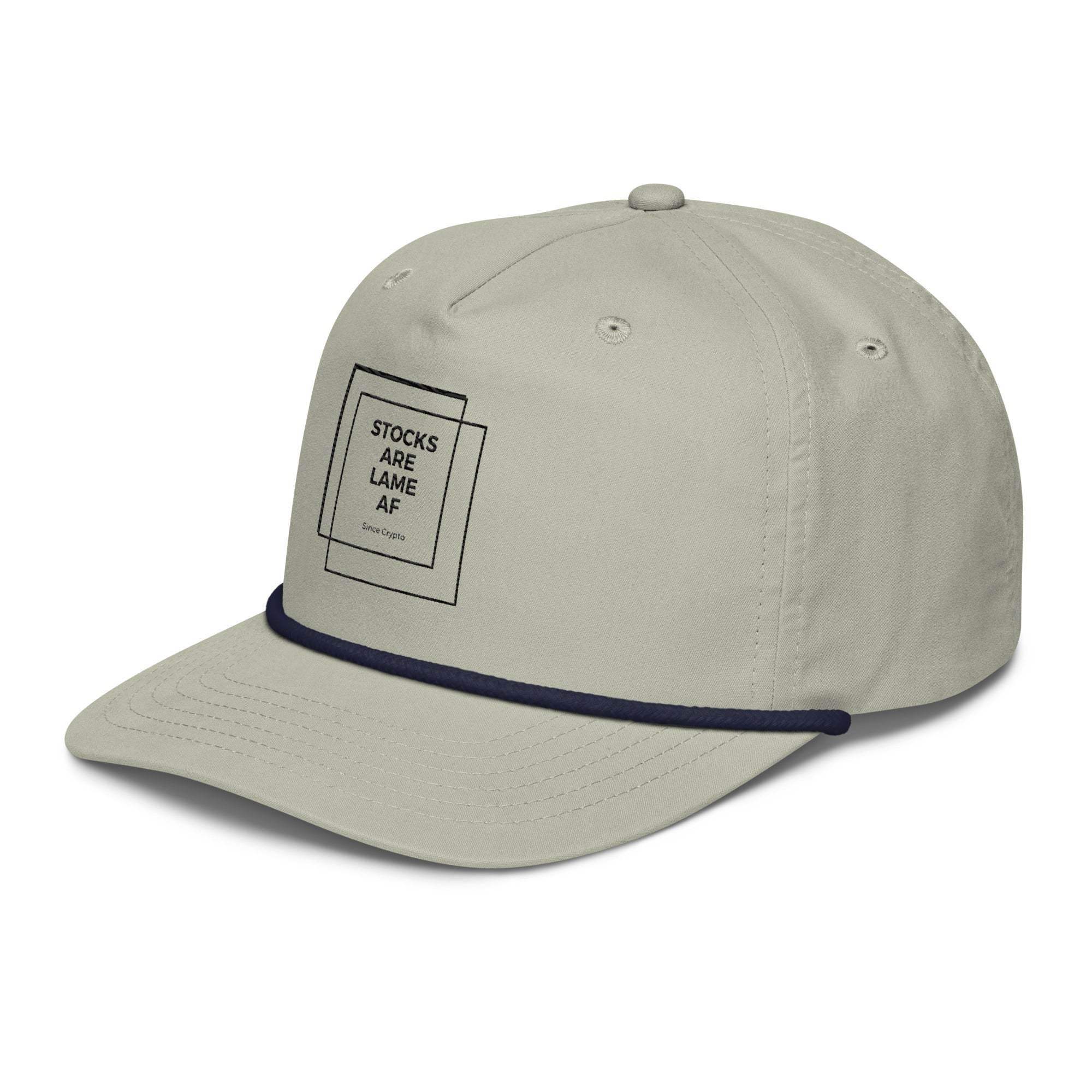 Stocks Are Lame Golf Rope Cap - InvestmenTees