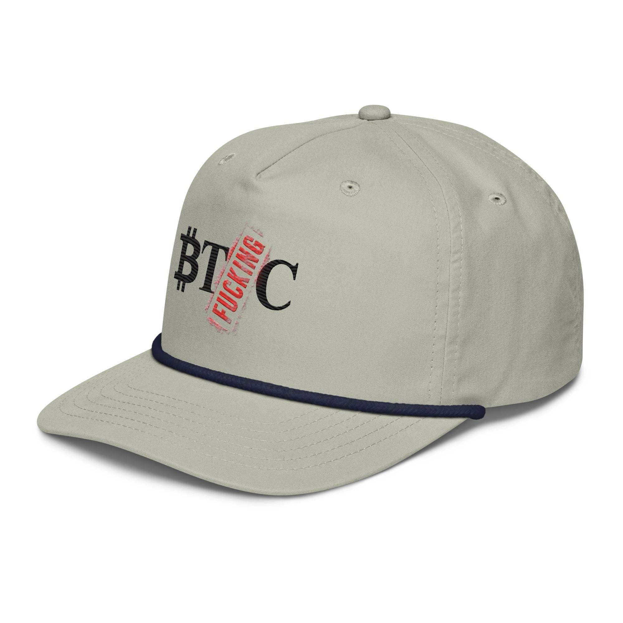 F_cking BTC Golf Rope Cap - InvestmenTees