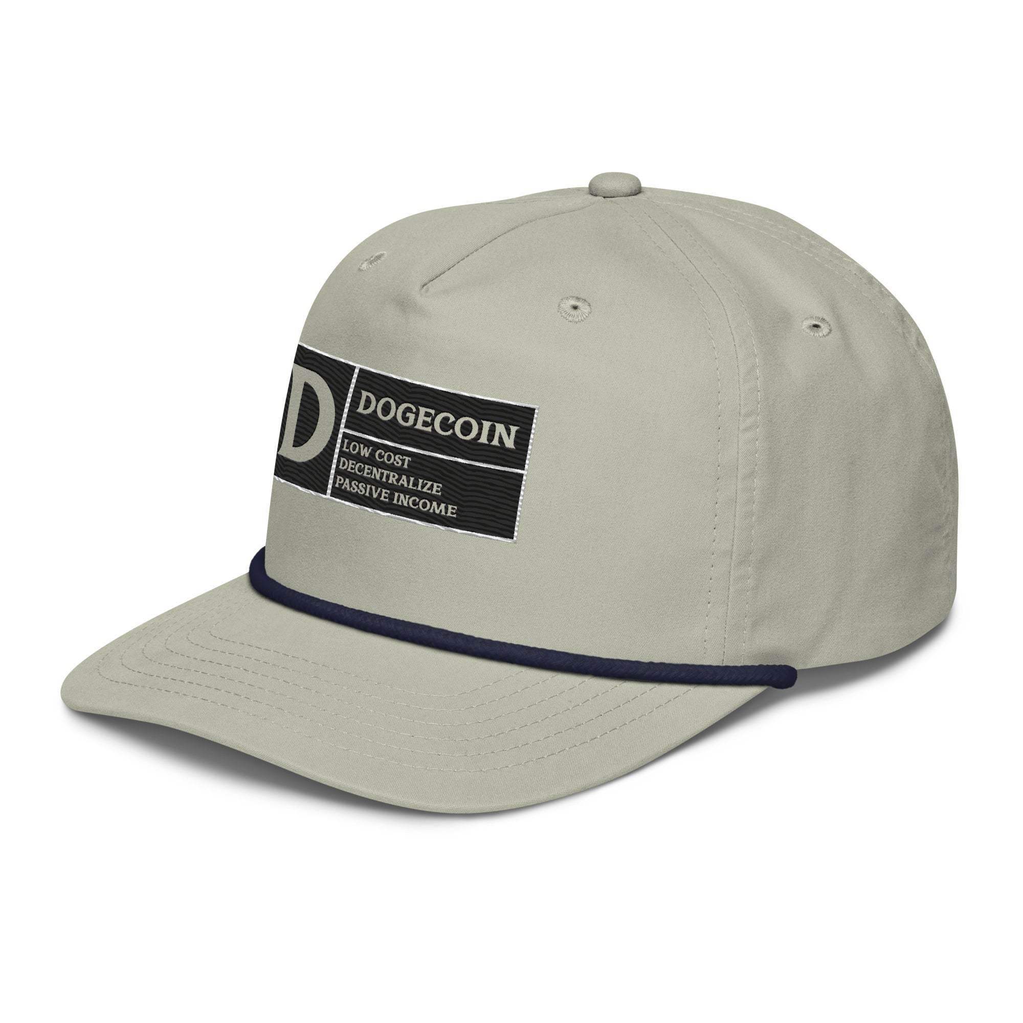 DogeCoin Label Golf Rope Cap - InvestmenTees