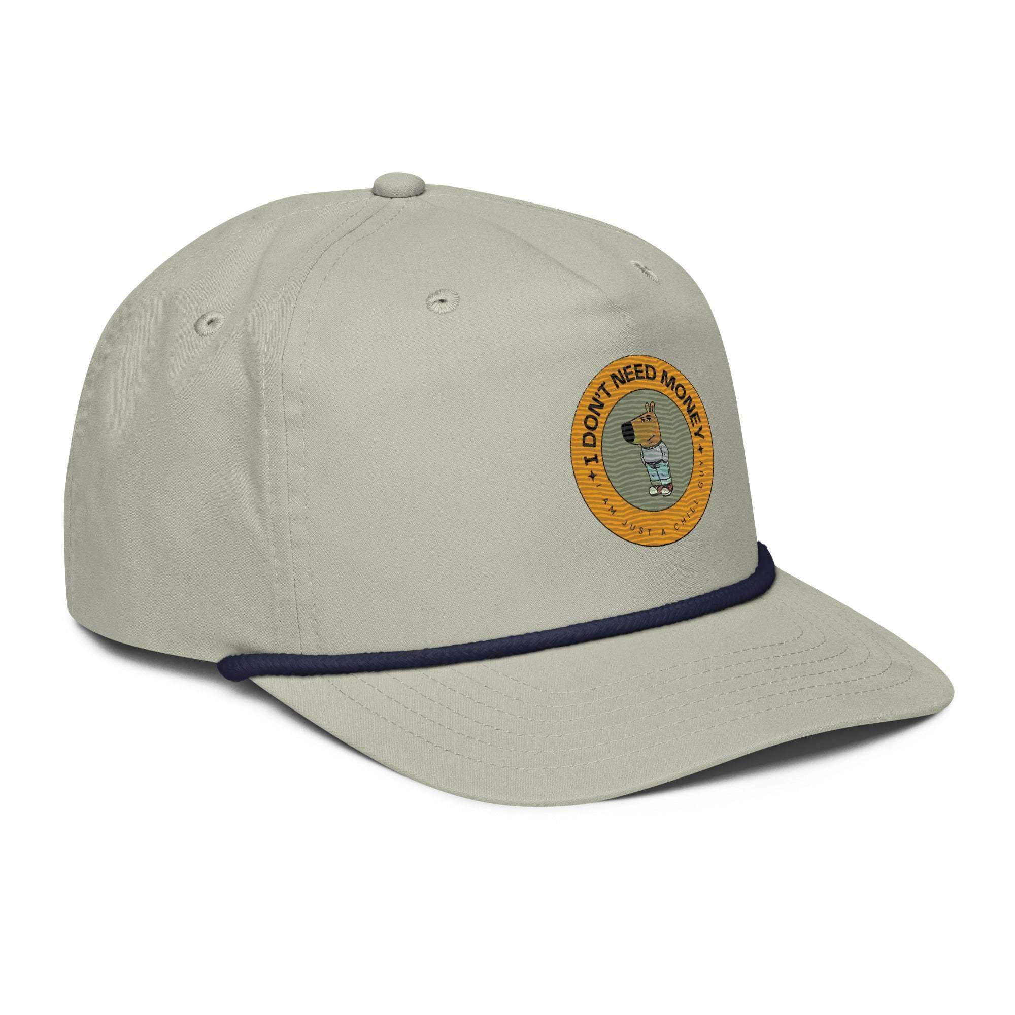 I Don't Need Money Golf Rope Cap - InvestmenTees