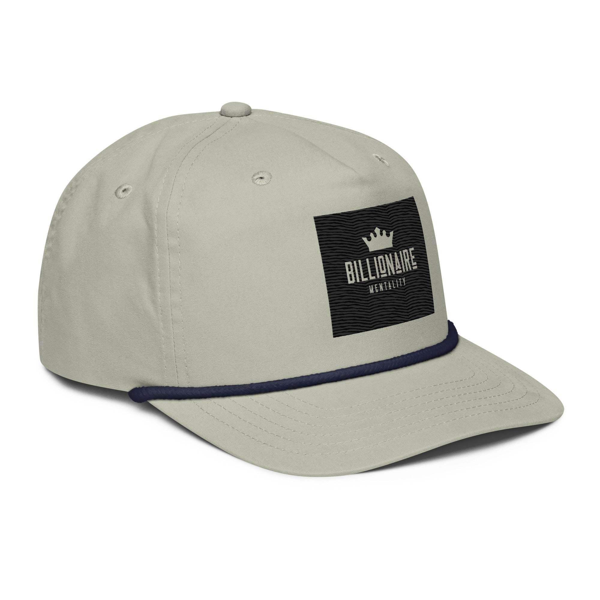 Billionaire Mentality Golf Rope Cap - InvestmenTees