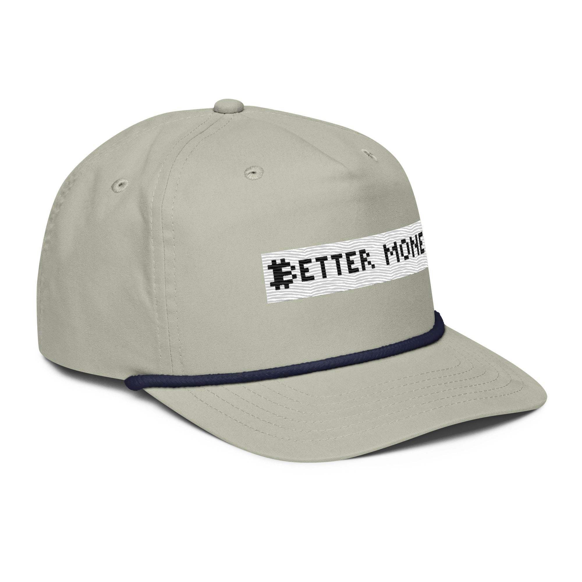 Better Money Golf Rope Cap - InvestmenTees