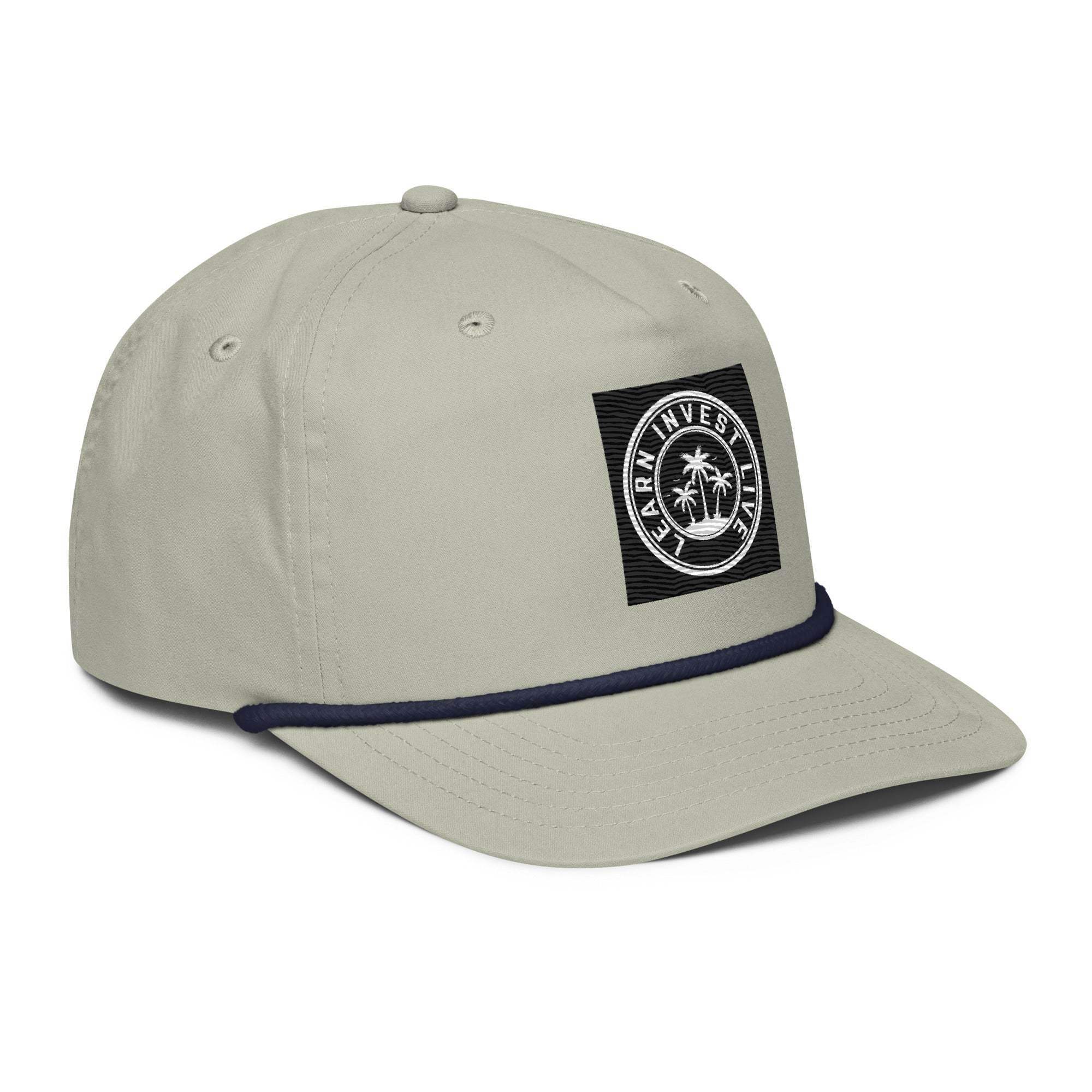 Learn | Invest | Live Golf Rope Cap - InvestmenTees