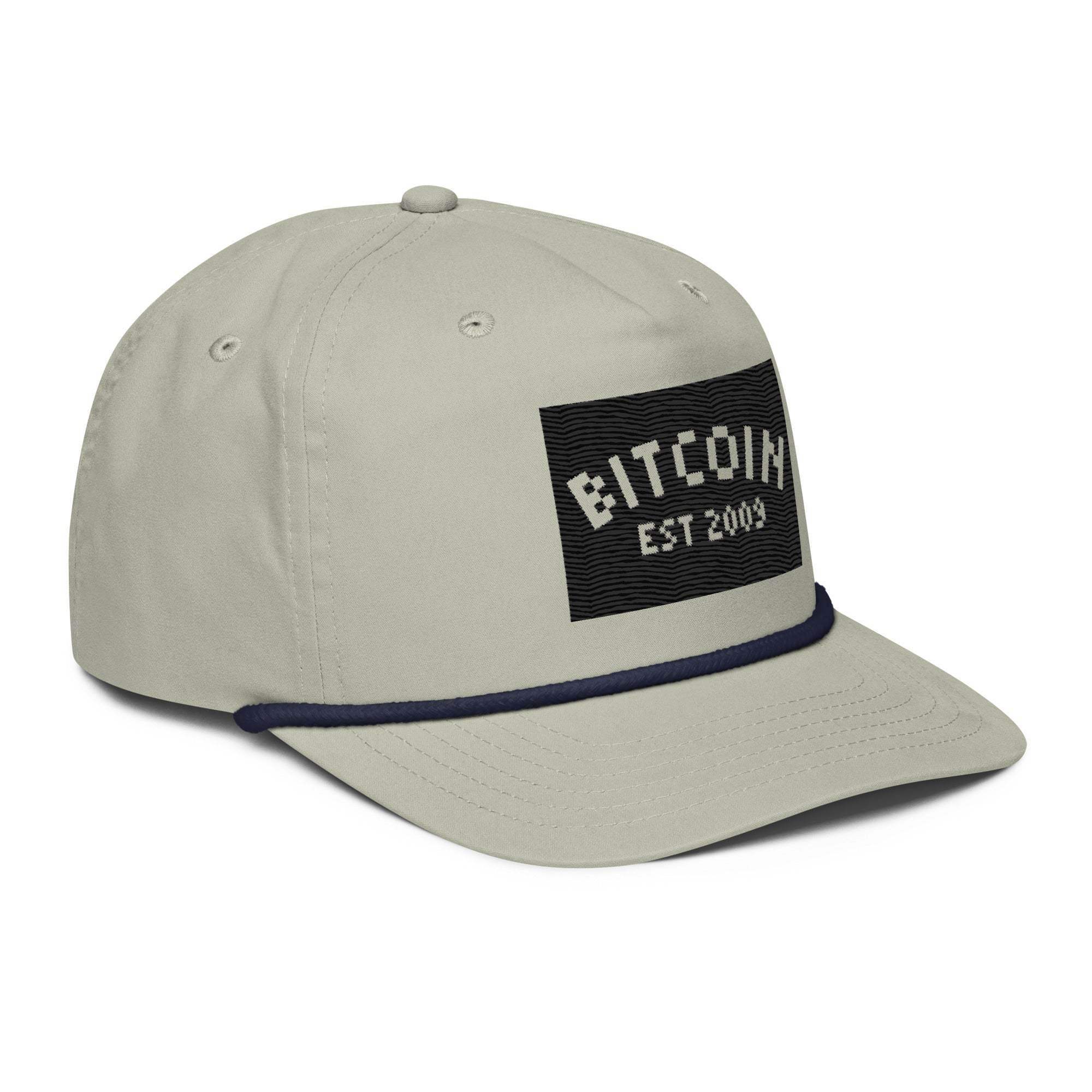 Bitcoin Est. 2009 Golf Rope Cap - InvestmenTees