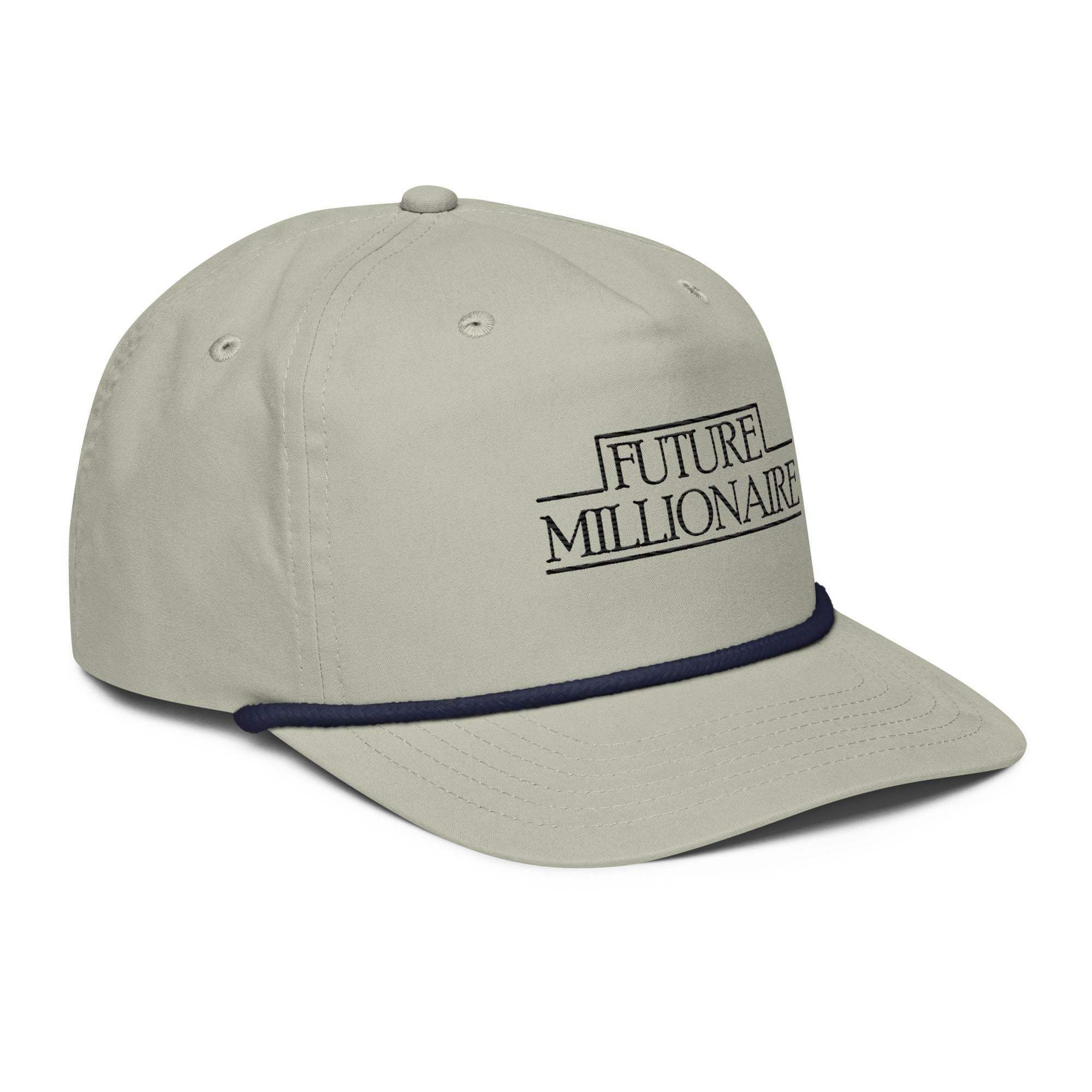 Future Millionaire Golf Rope Cap - InvestmenTees