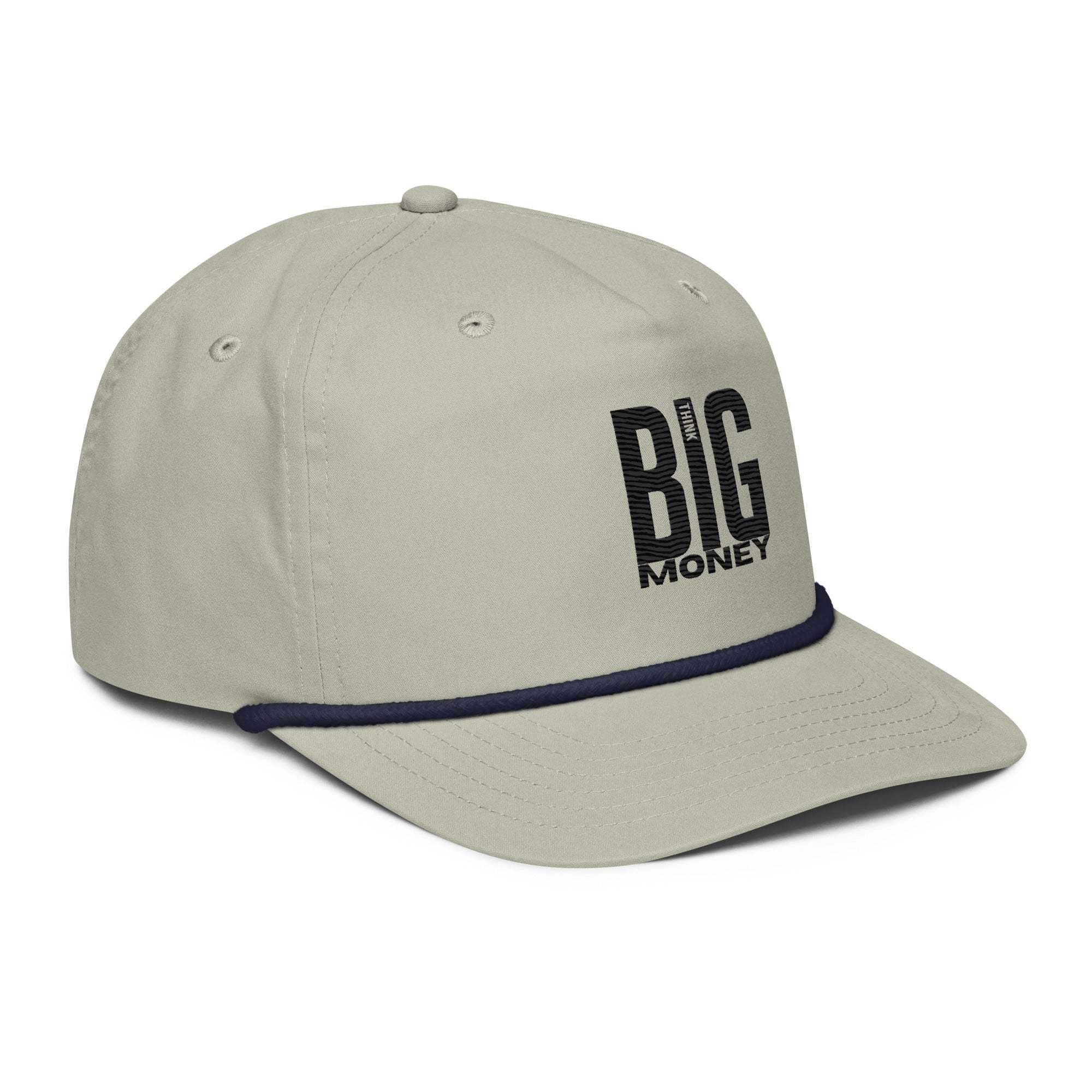 Think Big Money Golf Rope Cap - InvestmenTees