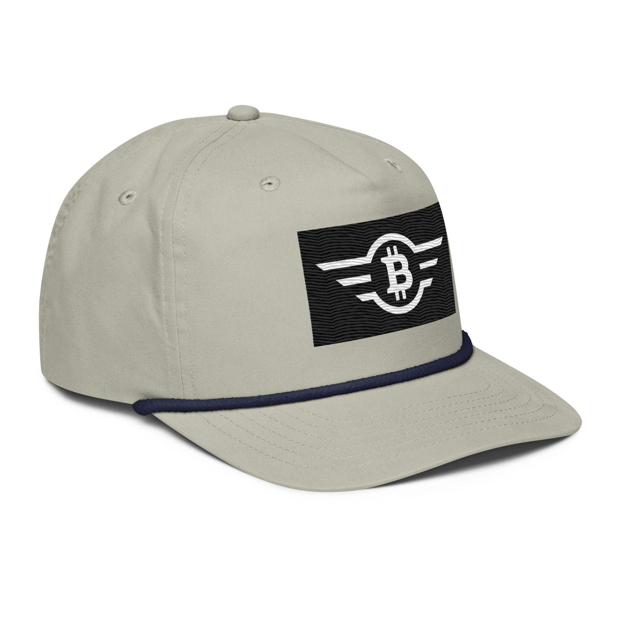 Bitcoin Aviation Golf Rope Cap - InvestmenTees