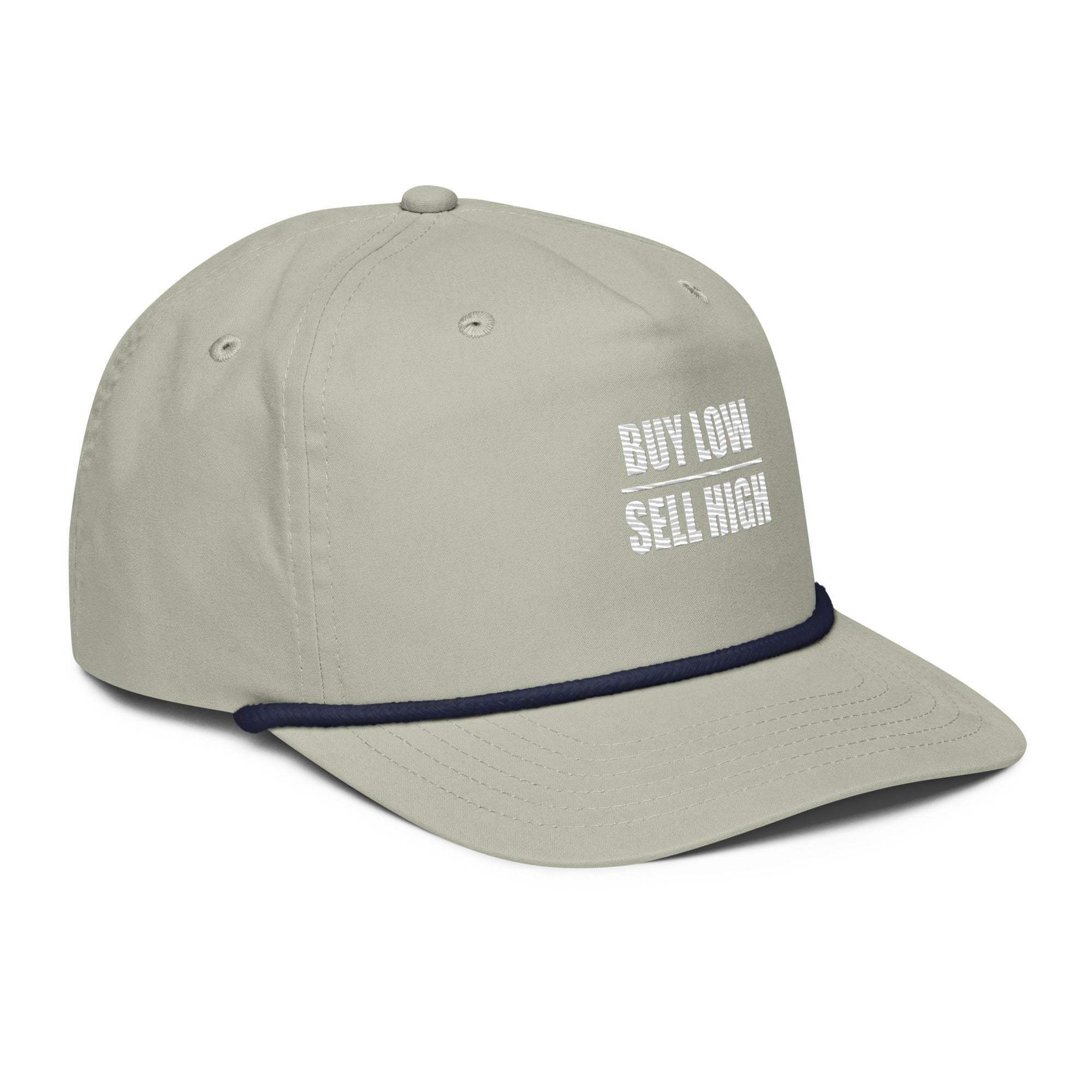 Buy Low Sell High Golf Rope Cap - InvestmenTees