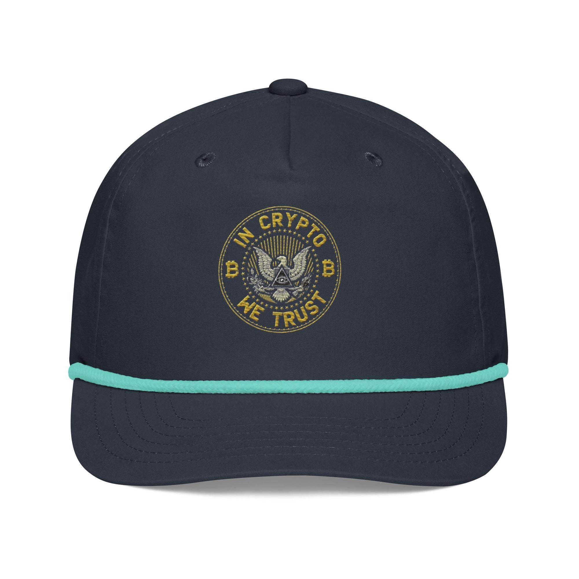 In Crypto We Trust Golf Rope Cap - InvestmenTees