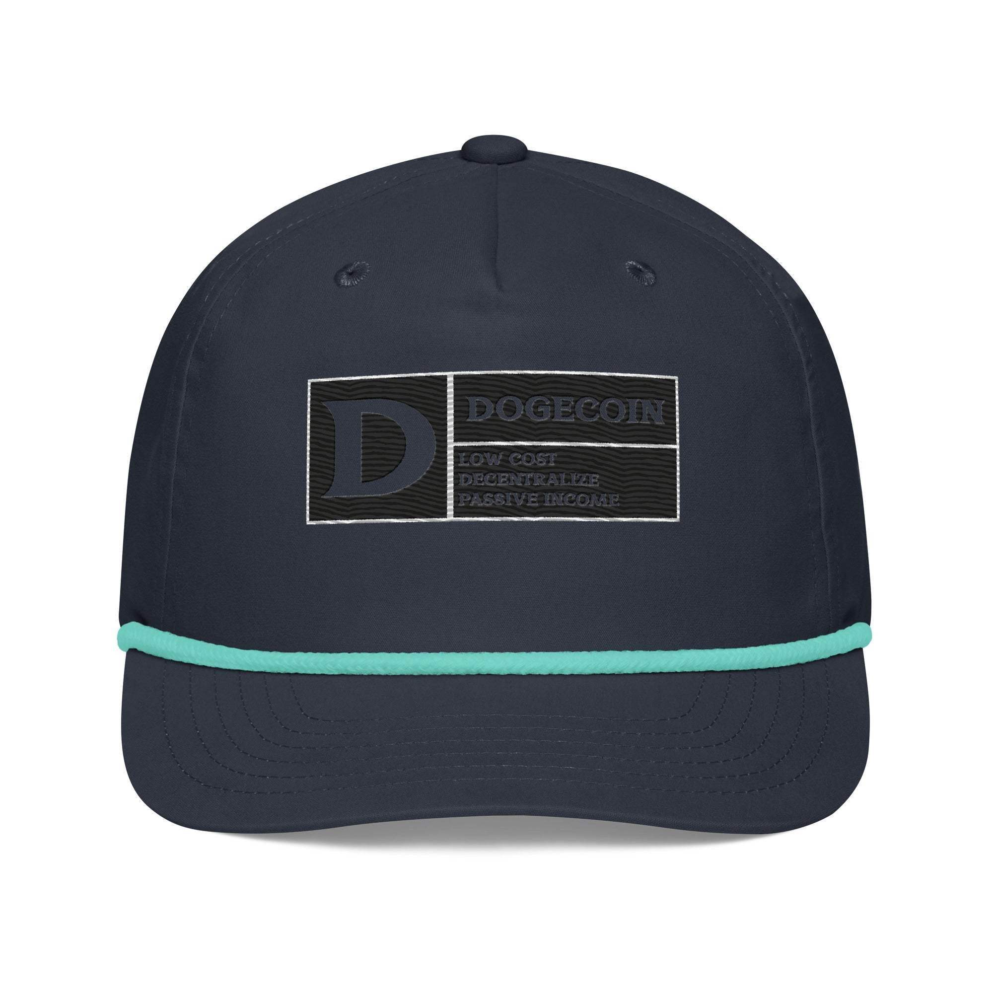 DogeCoin Label Golf Rope Cap - InvestmenTees