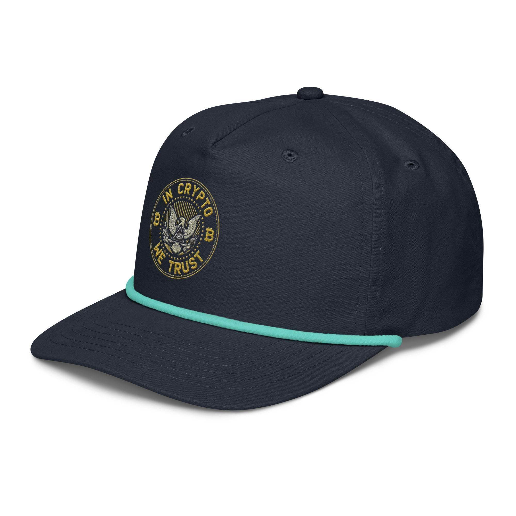 In Crypto We Trust Golf Rope Cap - InvestmenTees