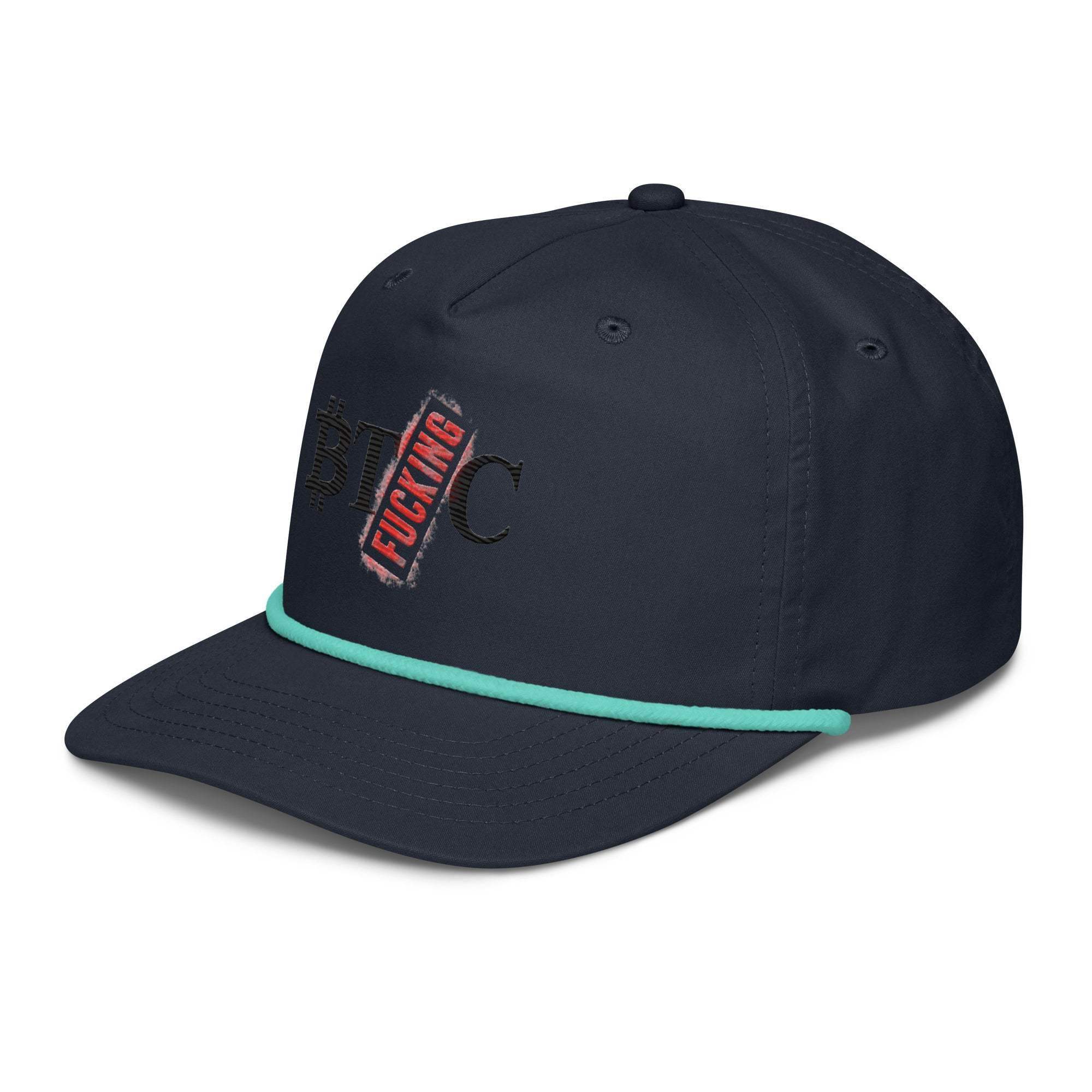 F_cking BTC Golf Rope Cap - InvestmenTees
