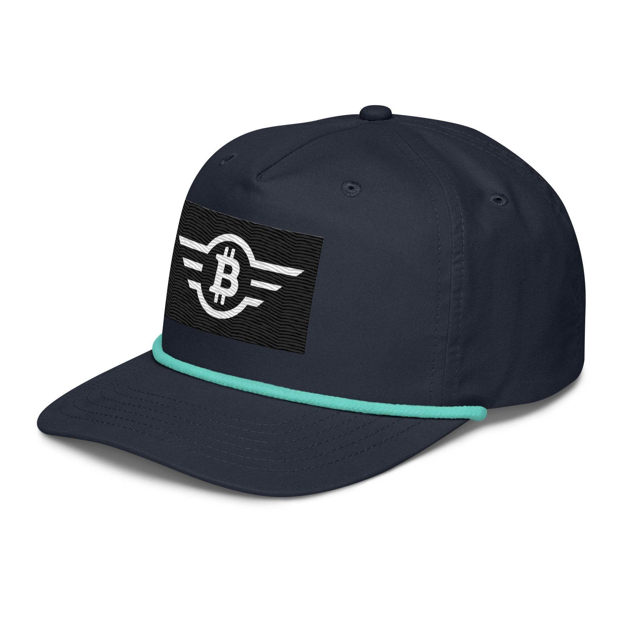 Bitcoin Aviation Golf Rope Cap - InvestmenTees