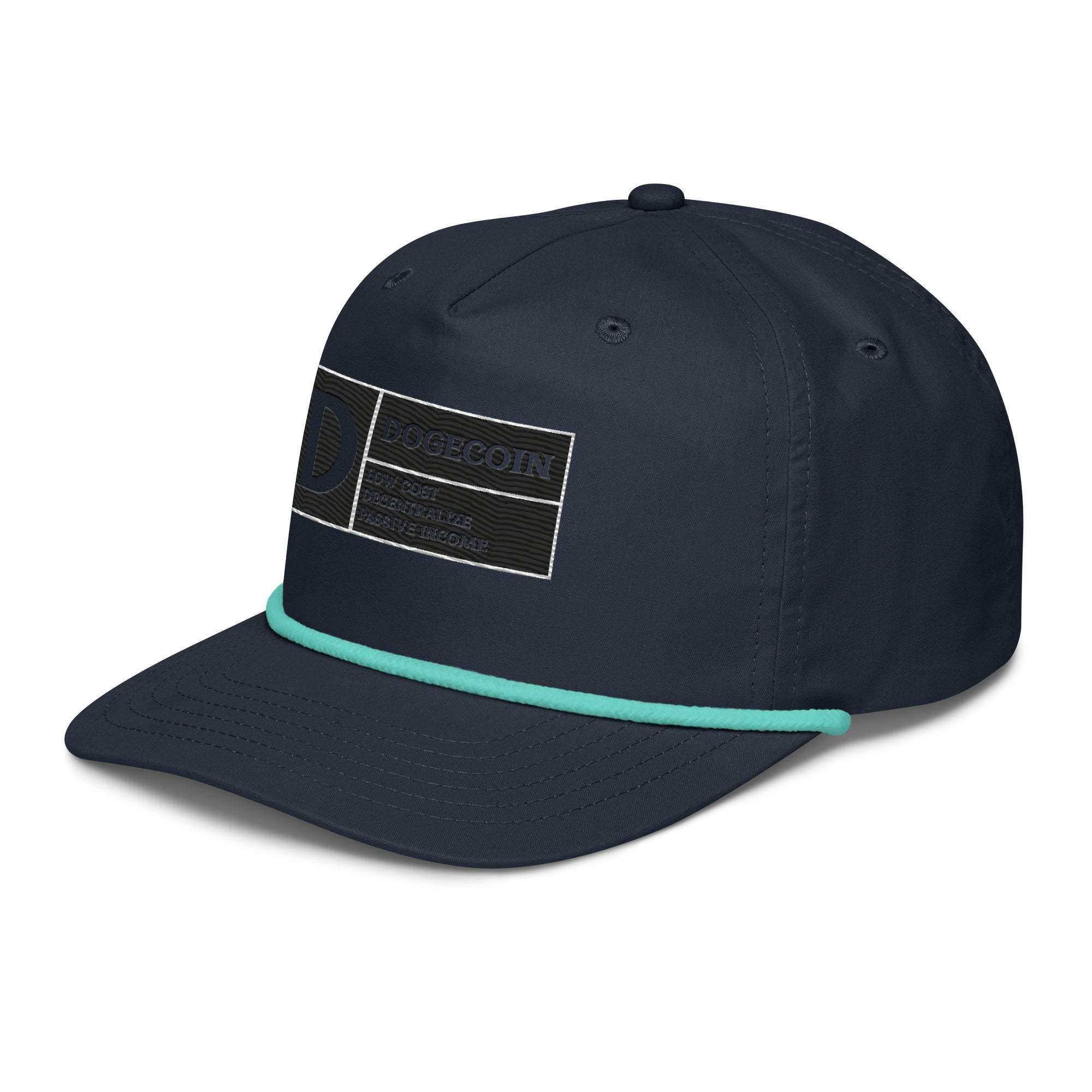 DogeCoin Label Golf Rope Cap - InvestmenTees