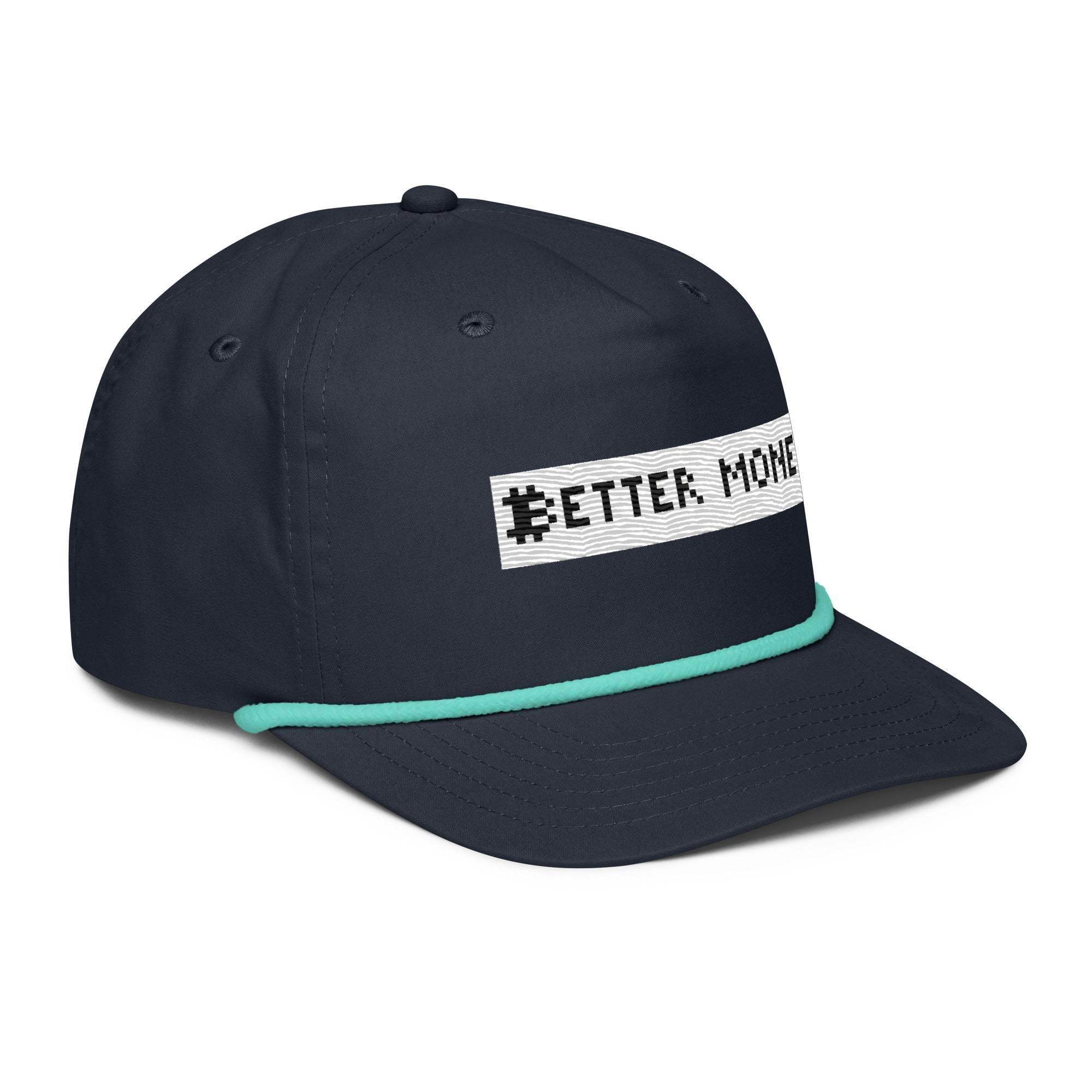 Better Money Golf Rope Cap - InvestmenTees