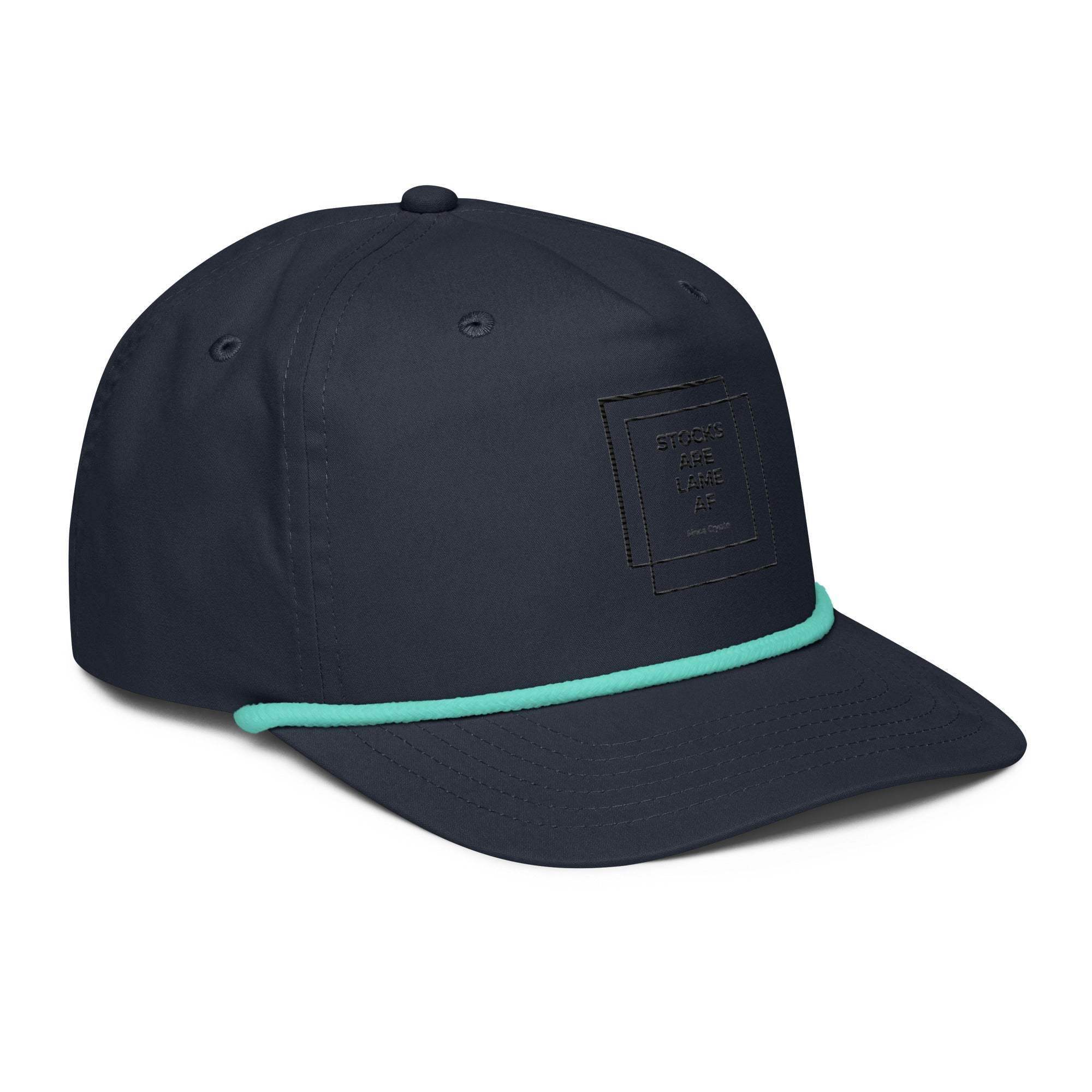 Stocks Are Lame Golf Rope Cap - InvestmenTees