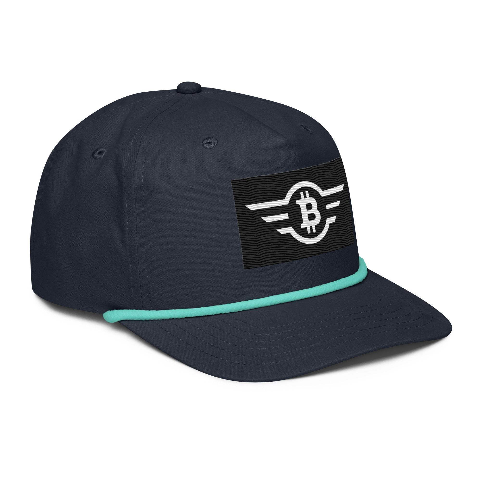Bitcoin Aviation Golf Rope Cap - InvestmenTees