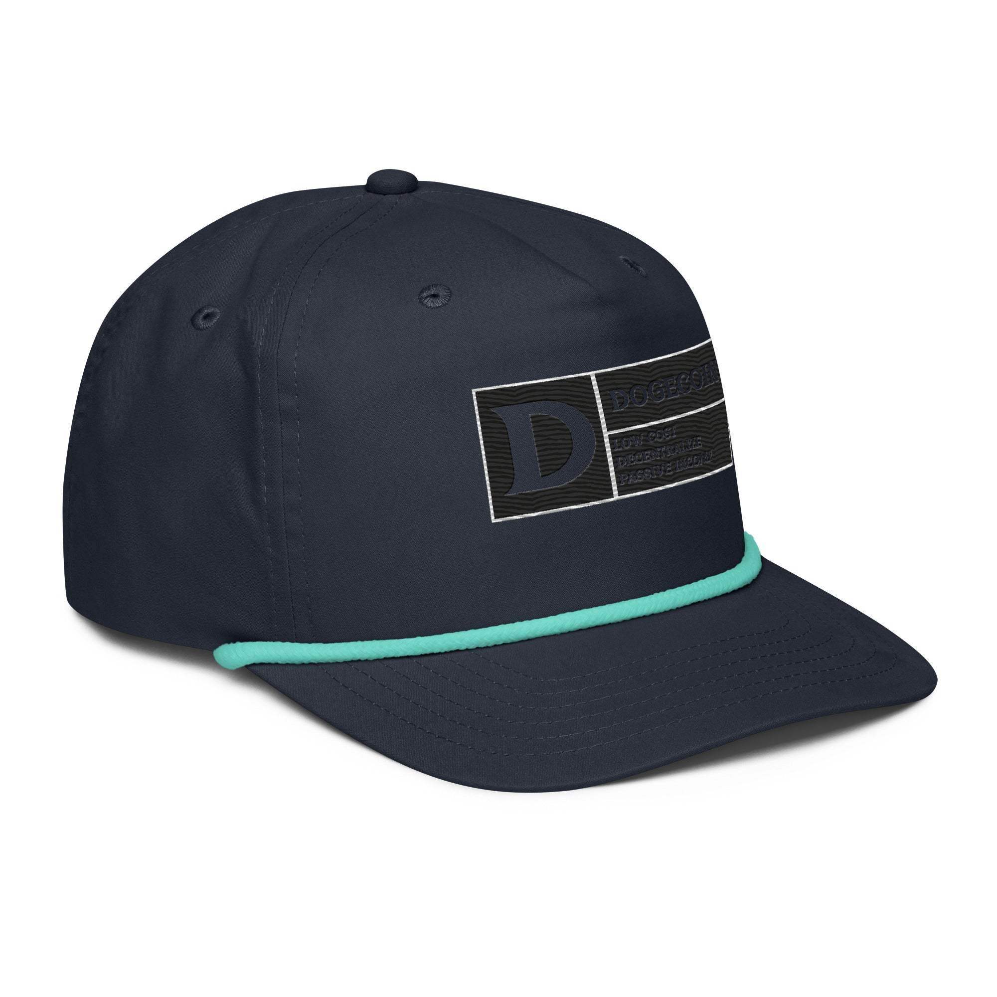 DogeCoin Label Golf Rope Cap - InvestmenTees