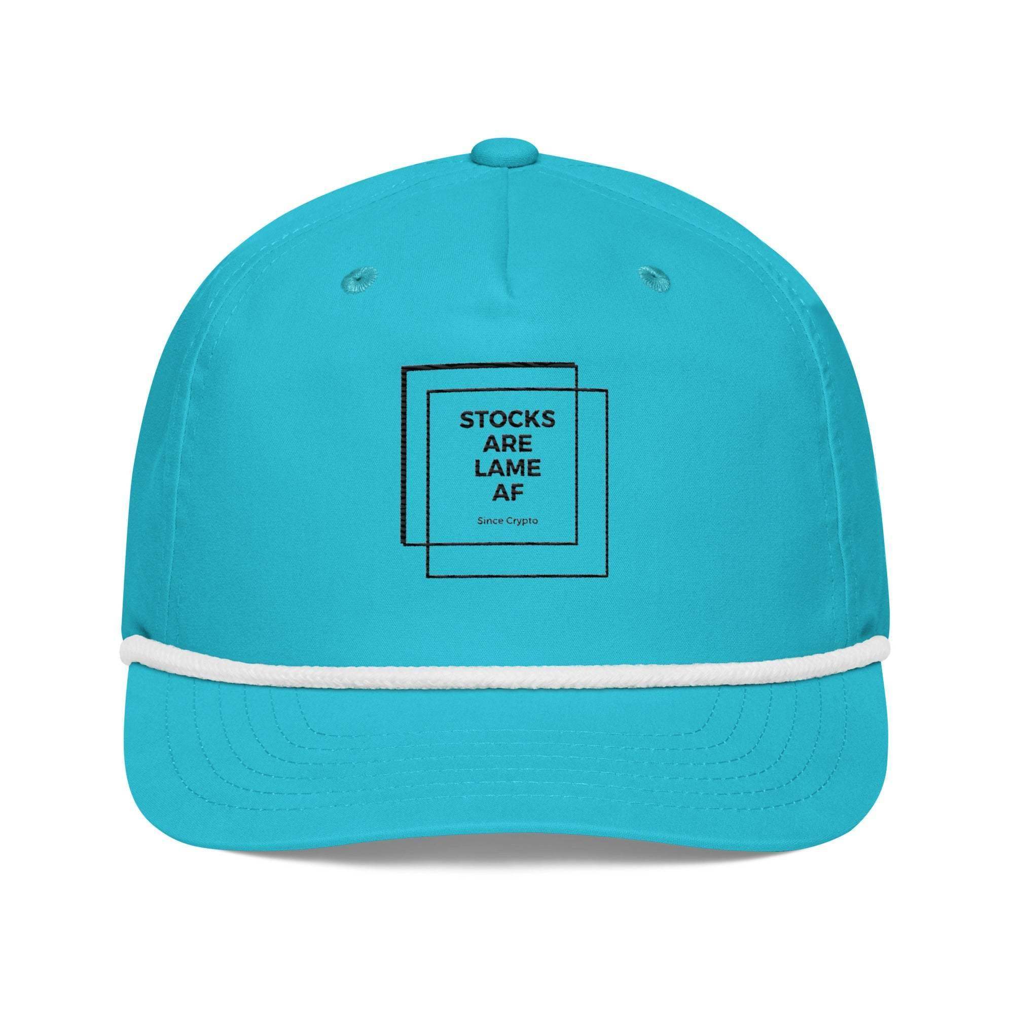 Stocks Are Lame Golf Rope Cap - InvestmenTees