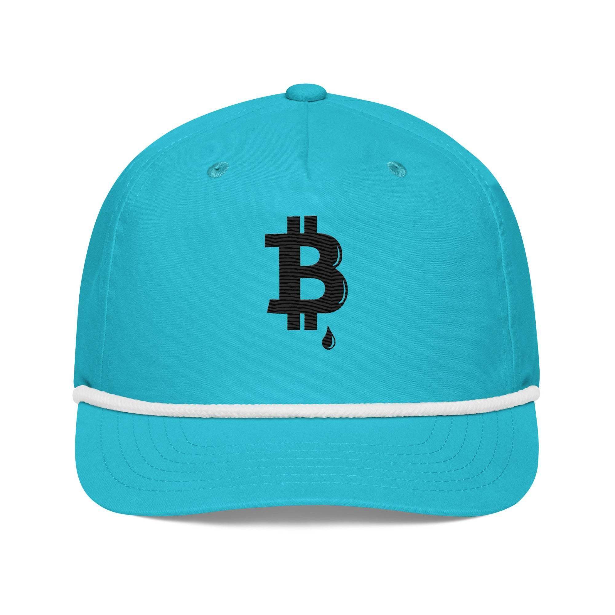 Bitcoin Drip Golf Rope Cap - InvestmenTees