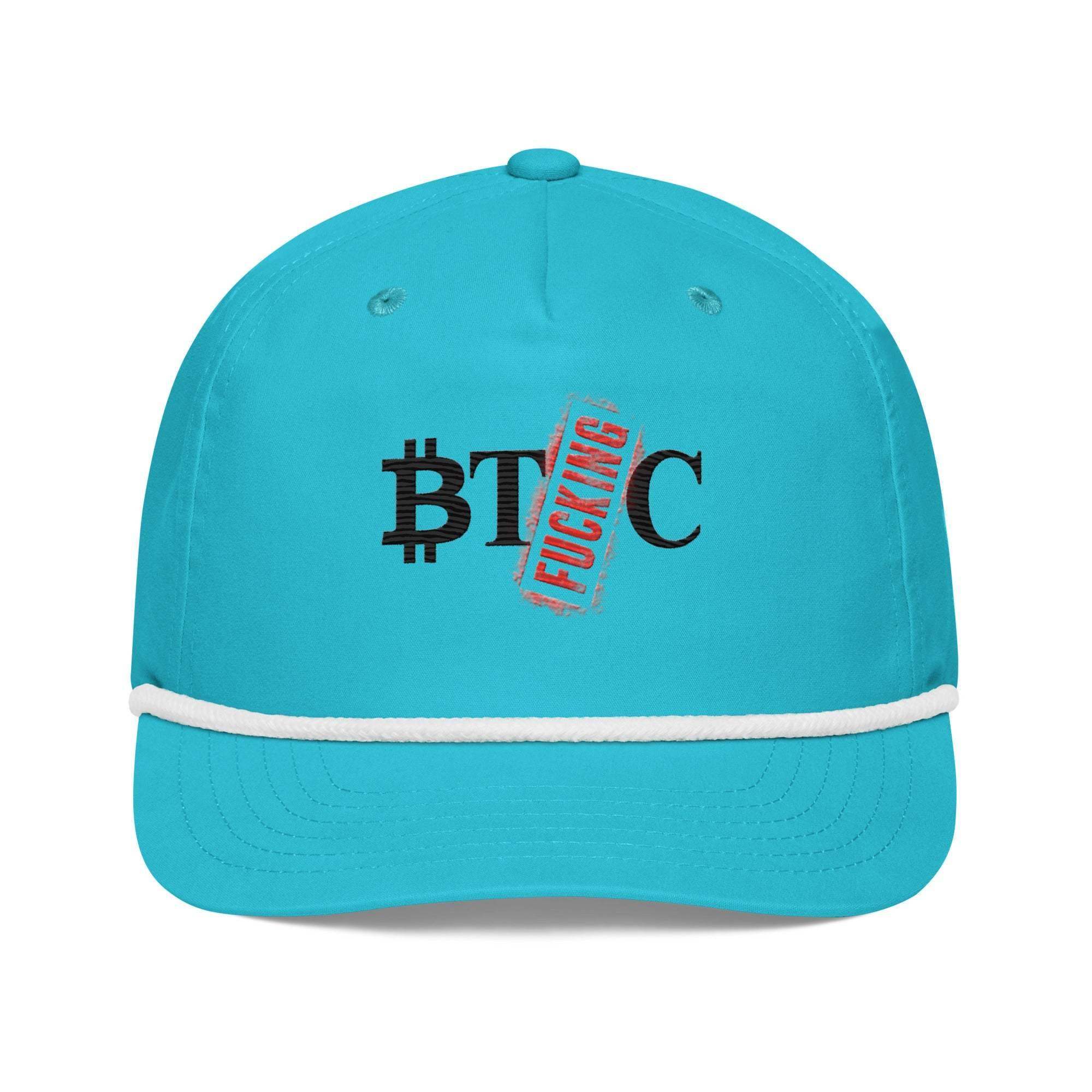 F_cking BTC Golf Rope Cap - InvestmenTees