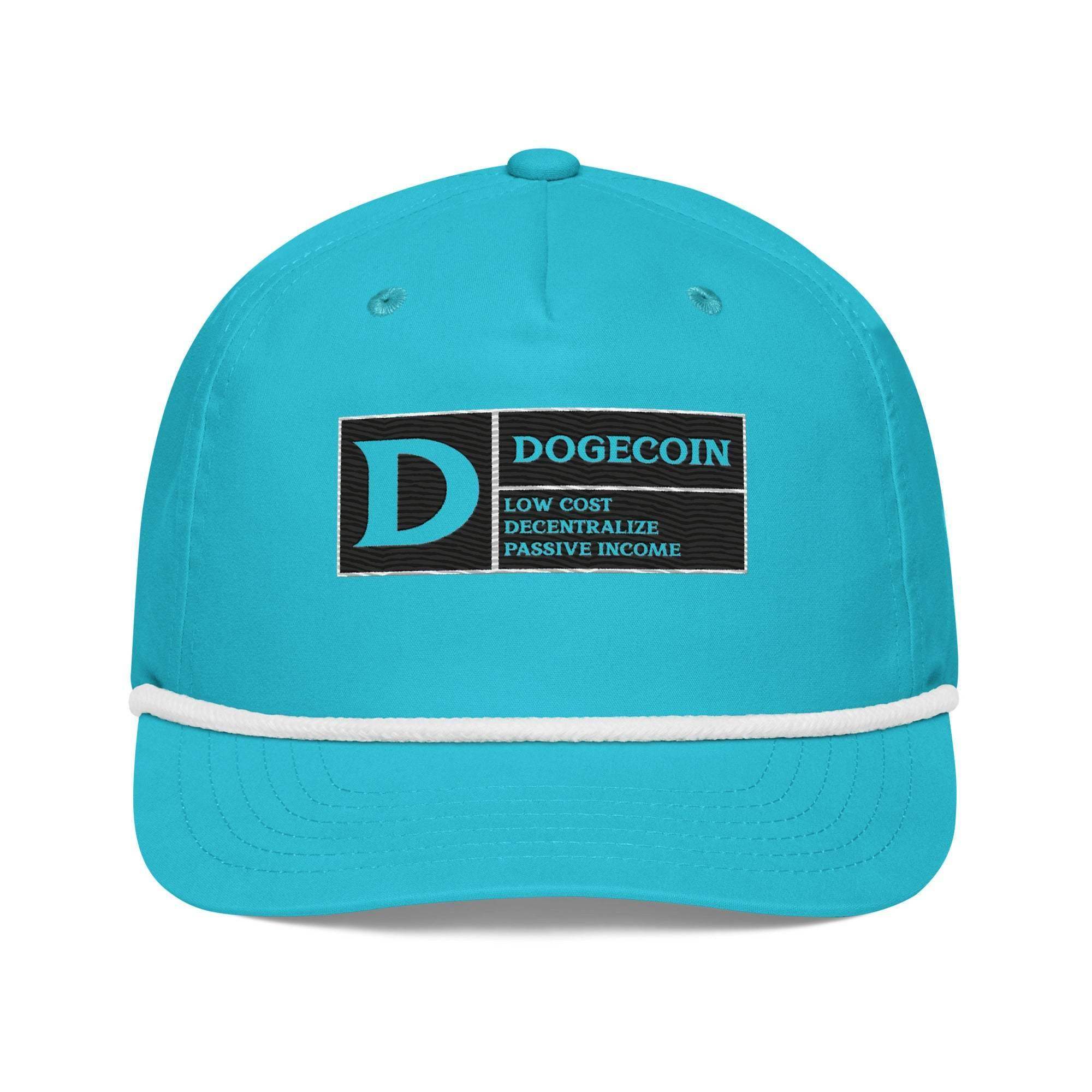 DogeCoin Label Golf Rope Cap - InvestmenTees